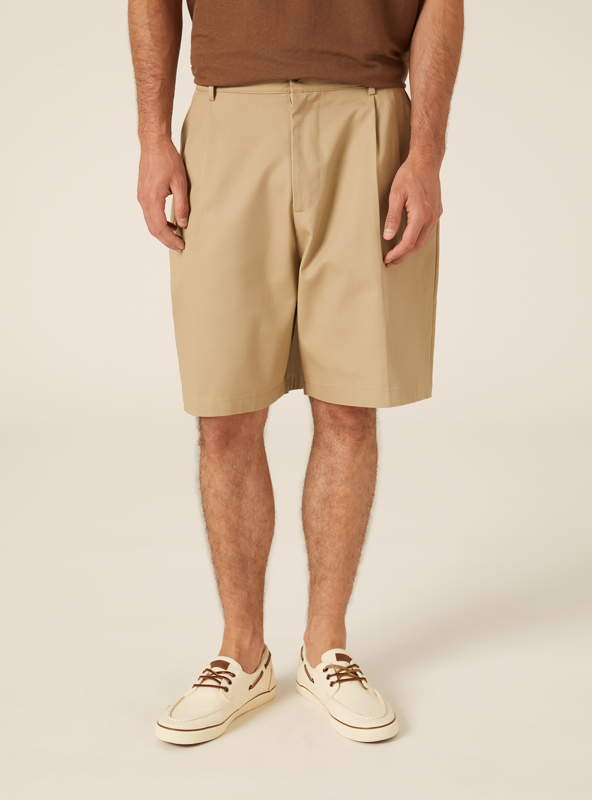 Bermuda Tailoring Coupe Baggy, BG2 BEIGE MEDIUM