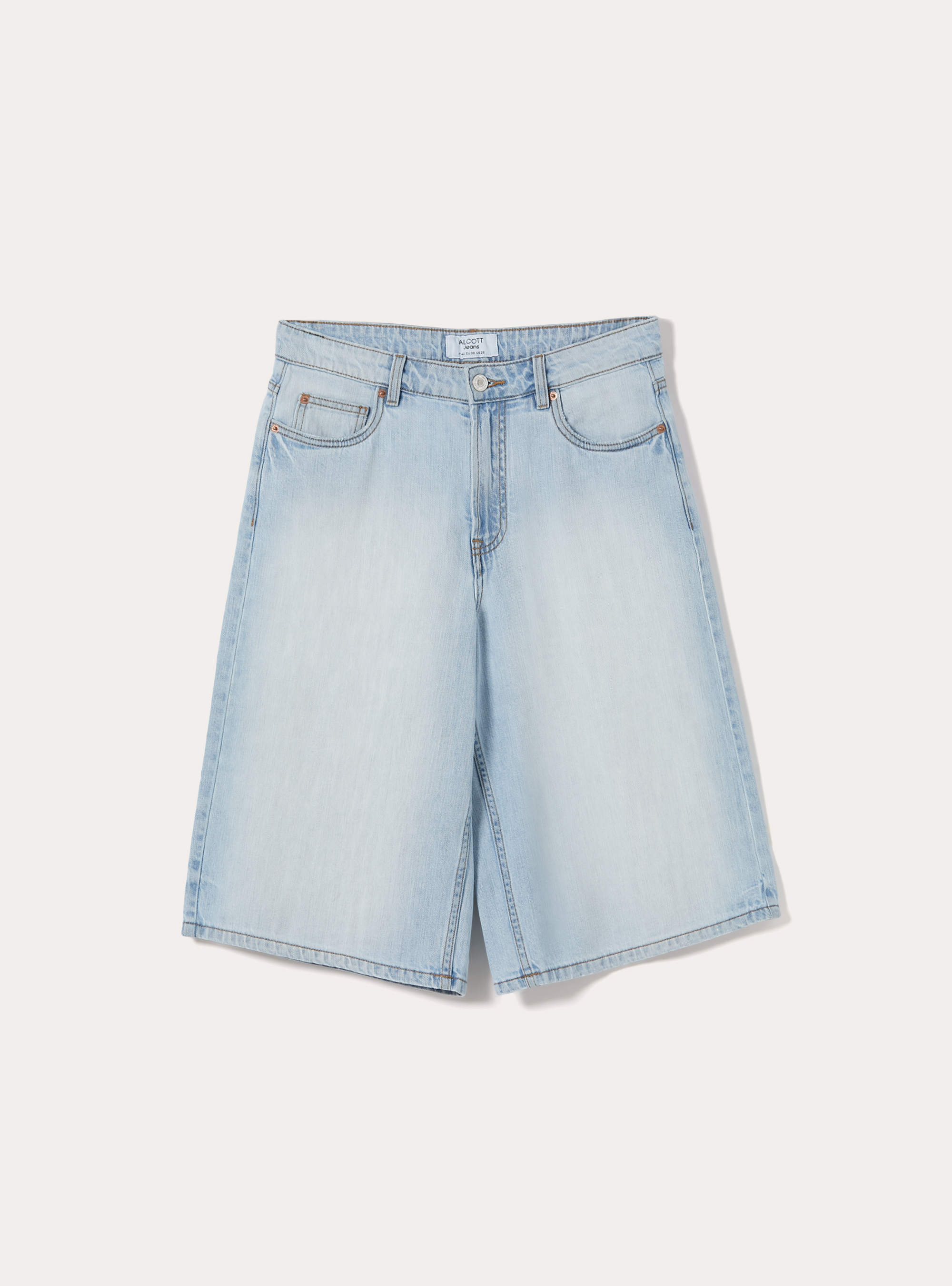 Bermuda Jorts Vaquero, D006 AZURE