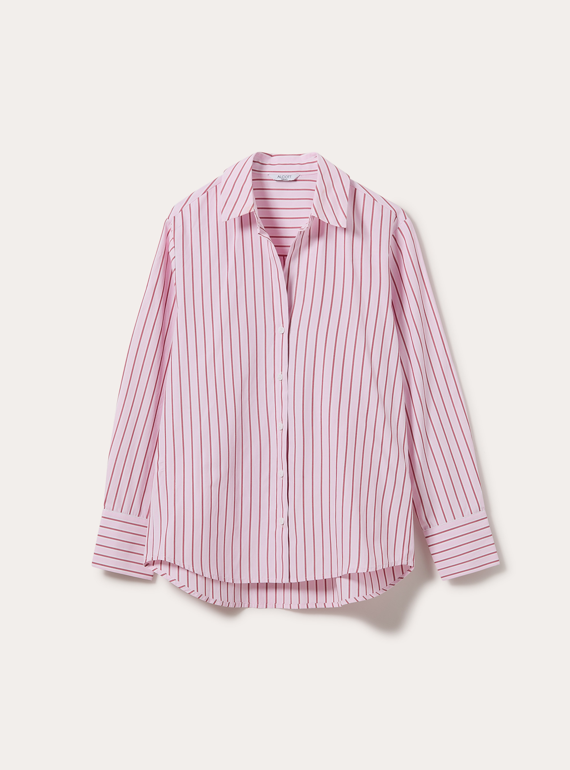 Gestreiftes Popeline-Hemd im Regular Fit, PK2 PINK MEDIUM
