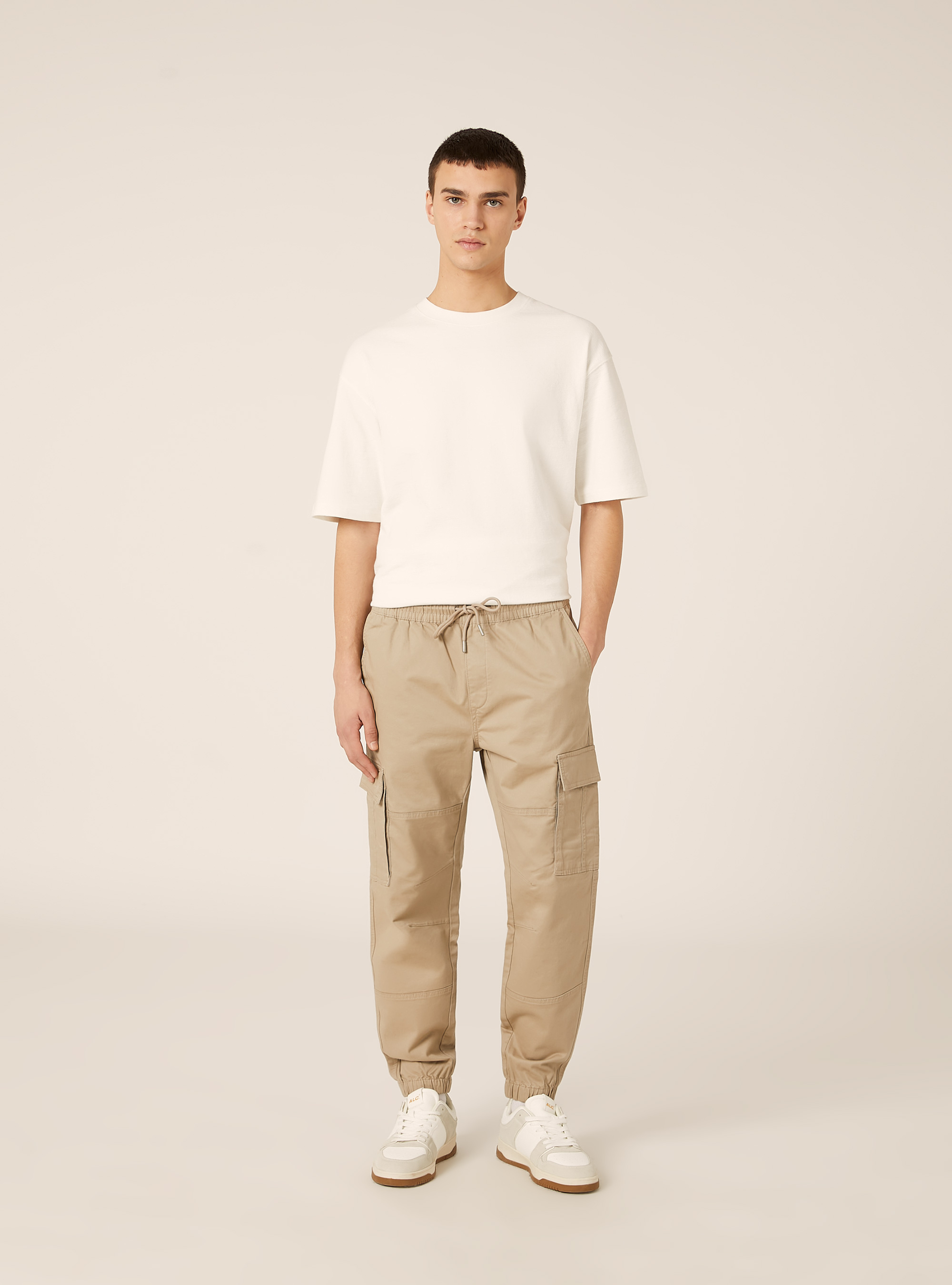 Twill cargo pants, BG2 BEIGE MEDIUM