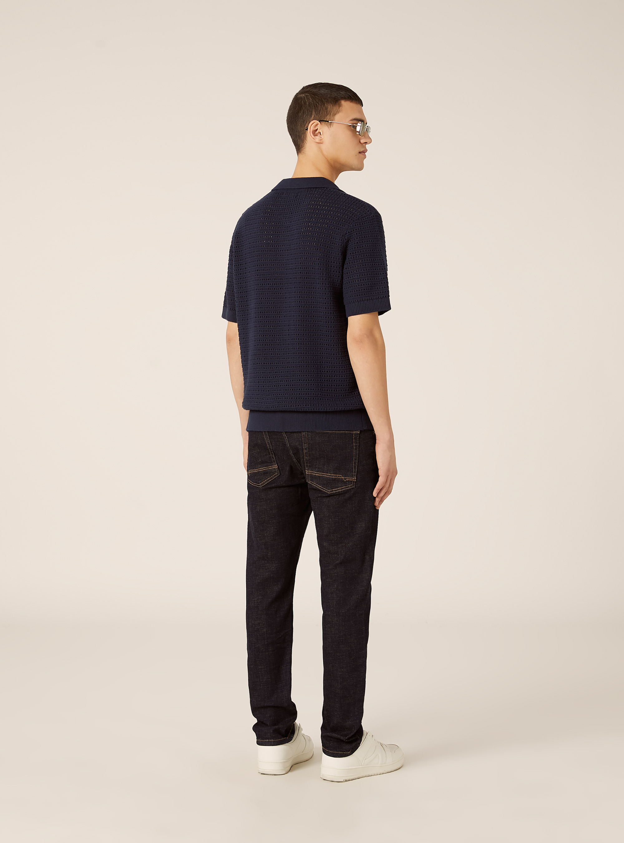 Polo de punto, NA2 NAVY MEDIUM
