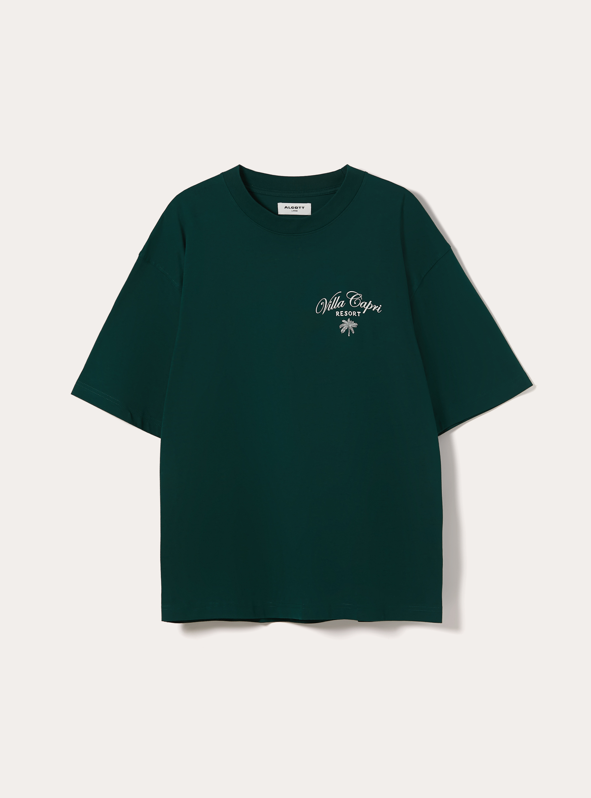Boxy Fit T-Shirt Capri Amore Mio, GN1 GREEN DARK