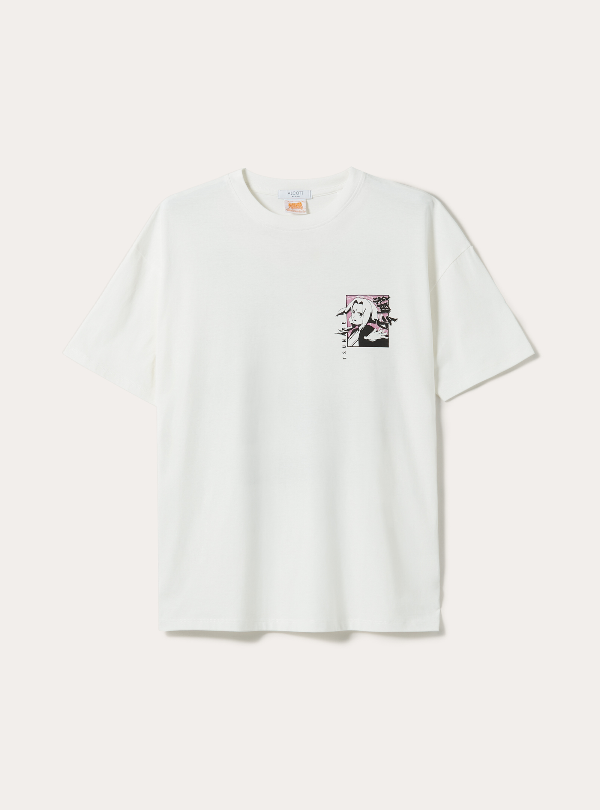Naruto / Alcott T-shirt, WH1 OFF WHITE