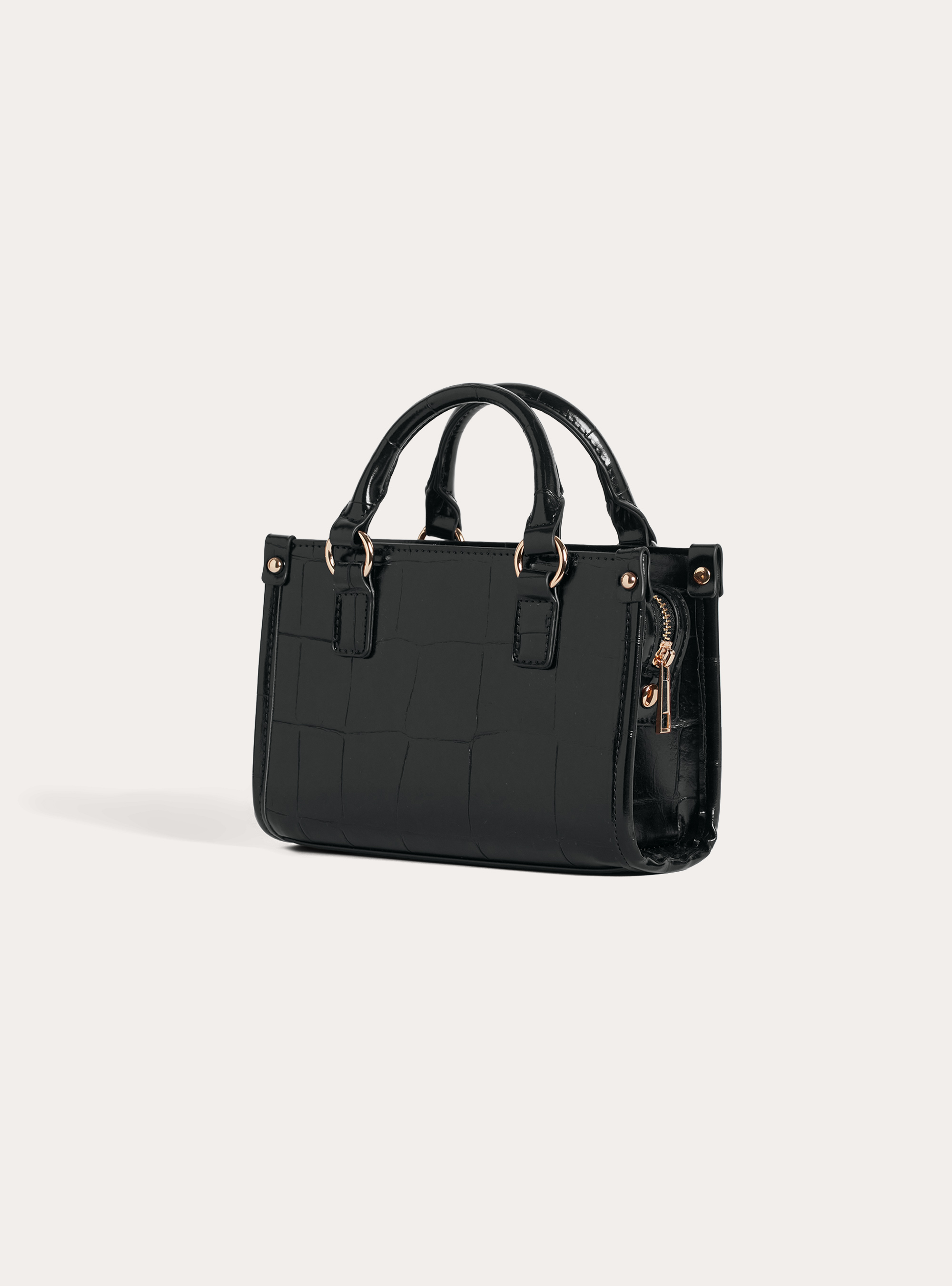 Mini tote bag, NERO