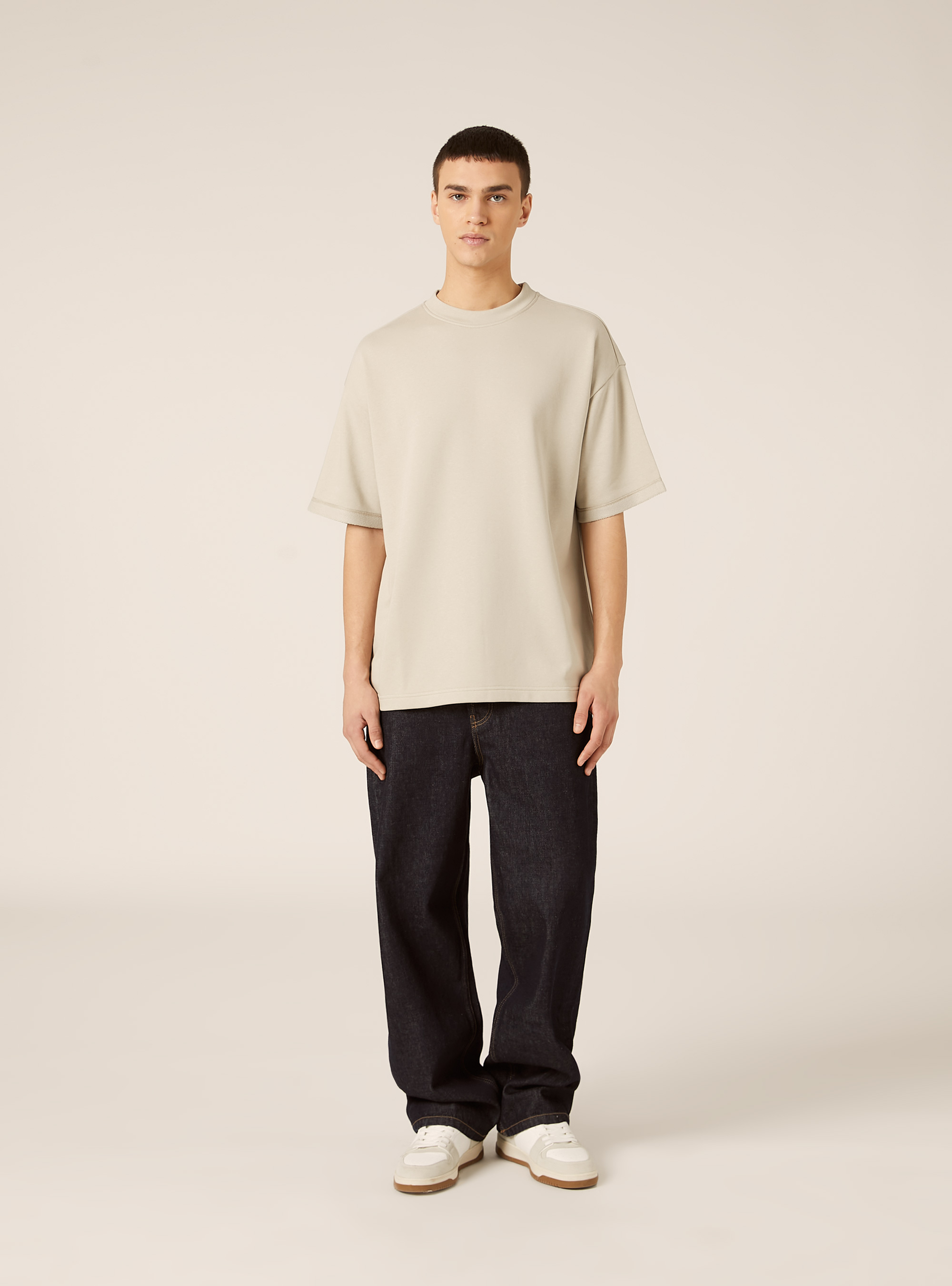 Oversize-Sweatshirt, BG1 BEIGE DARK