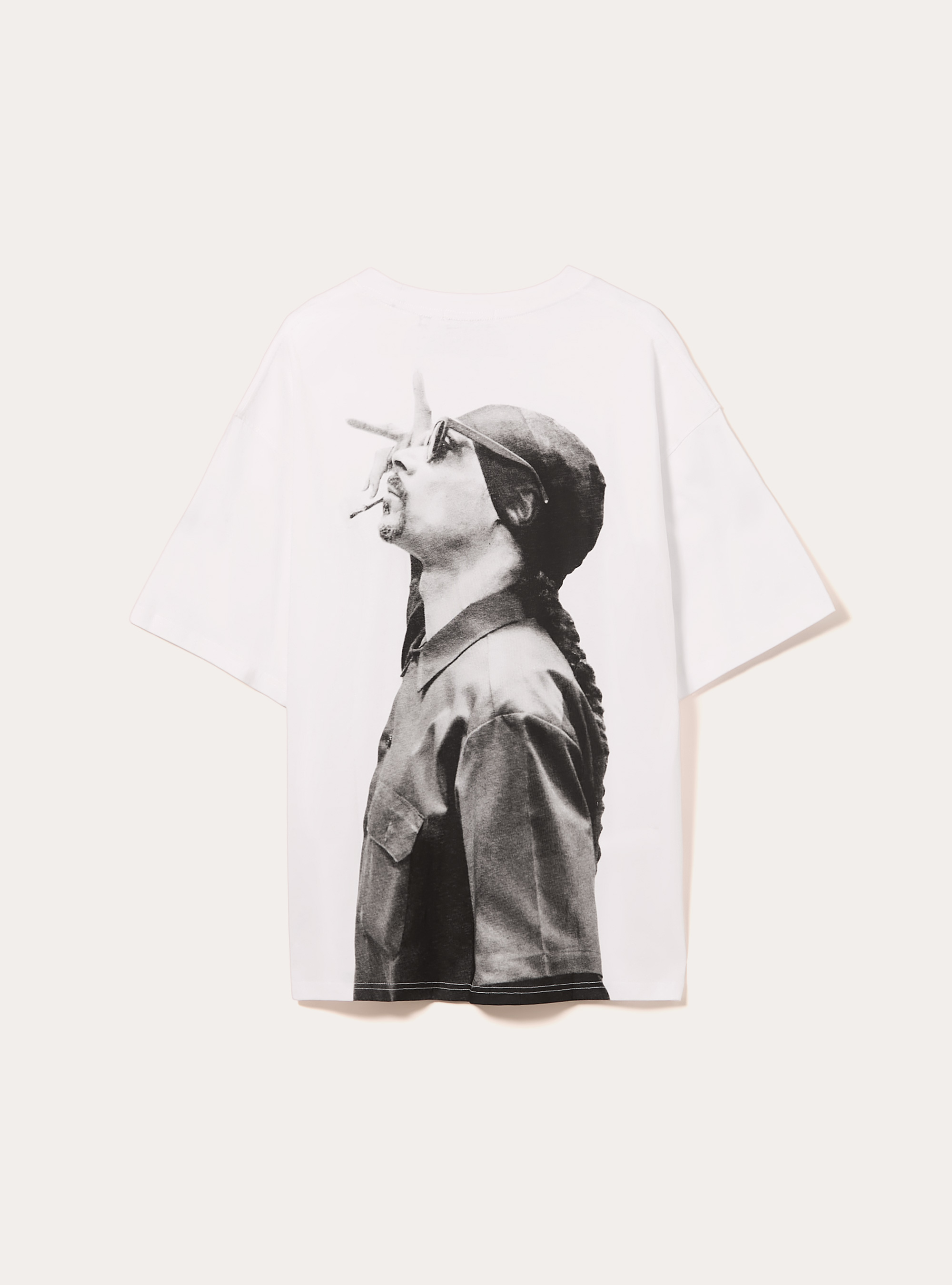 T-shirt coupe carr&eacute;e Snoop Dogg / Alcott, WH3 WHITE