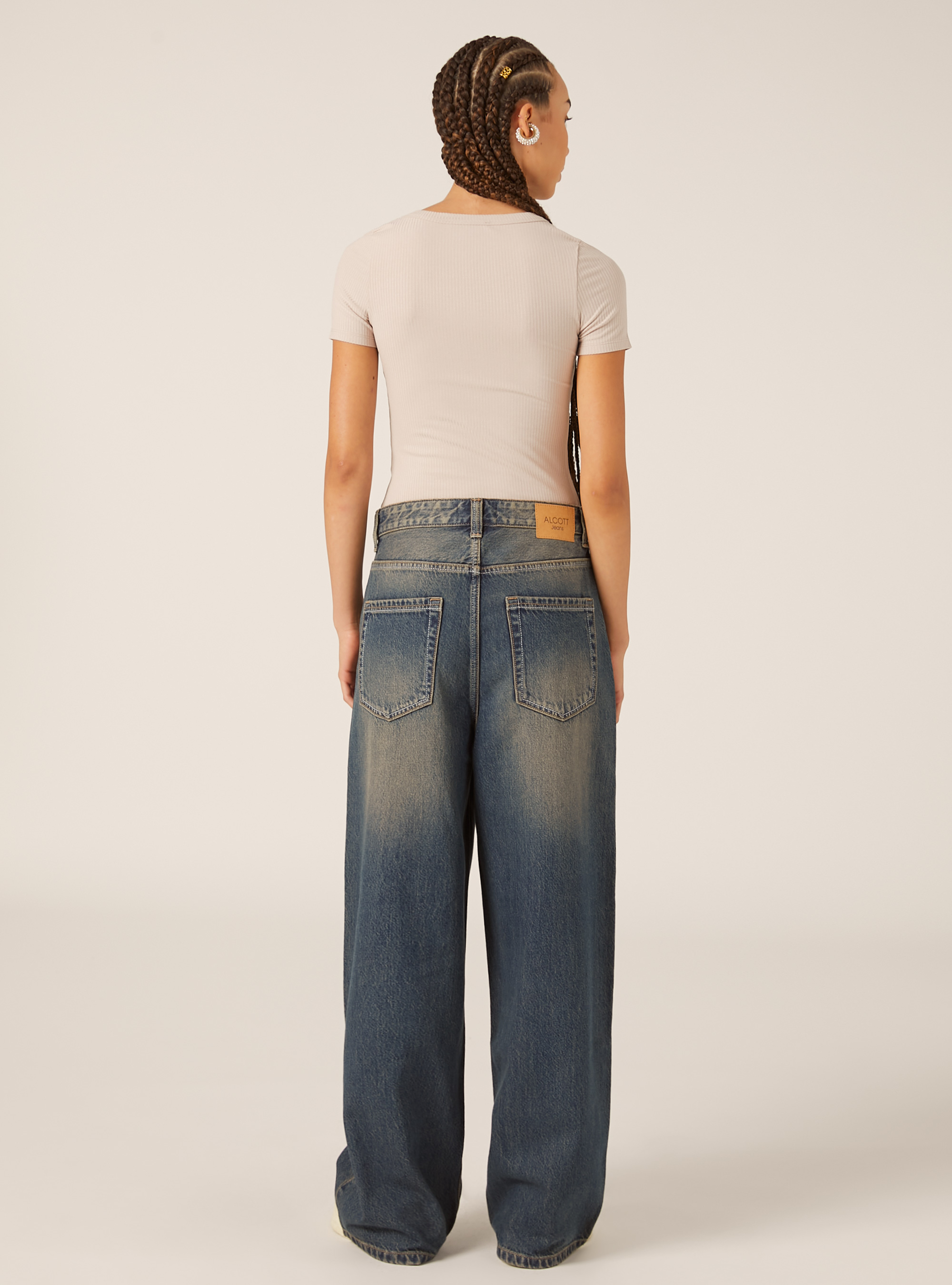 Body &agrave; manches courtes cotel&eacute;es, BG2 BEIGE MEDIUM