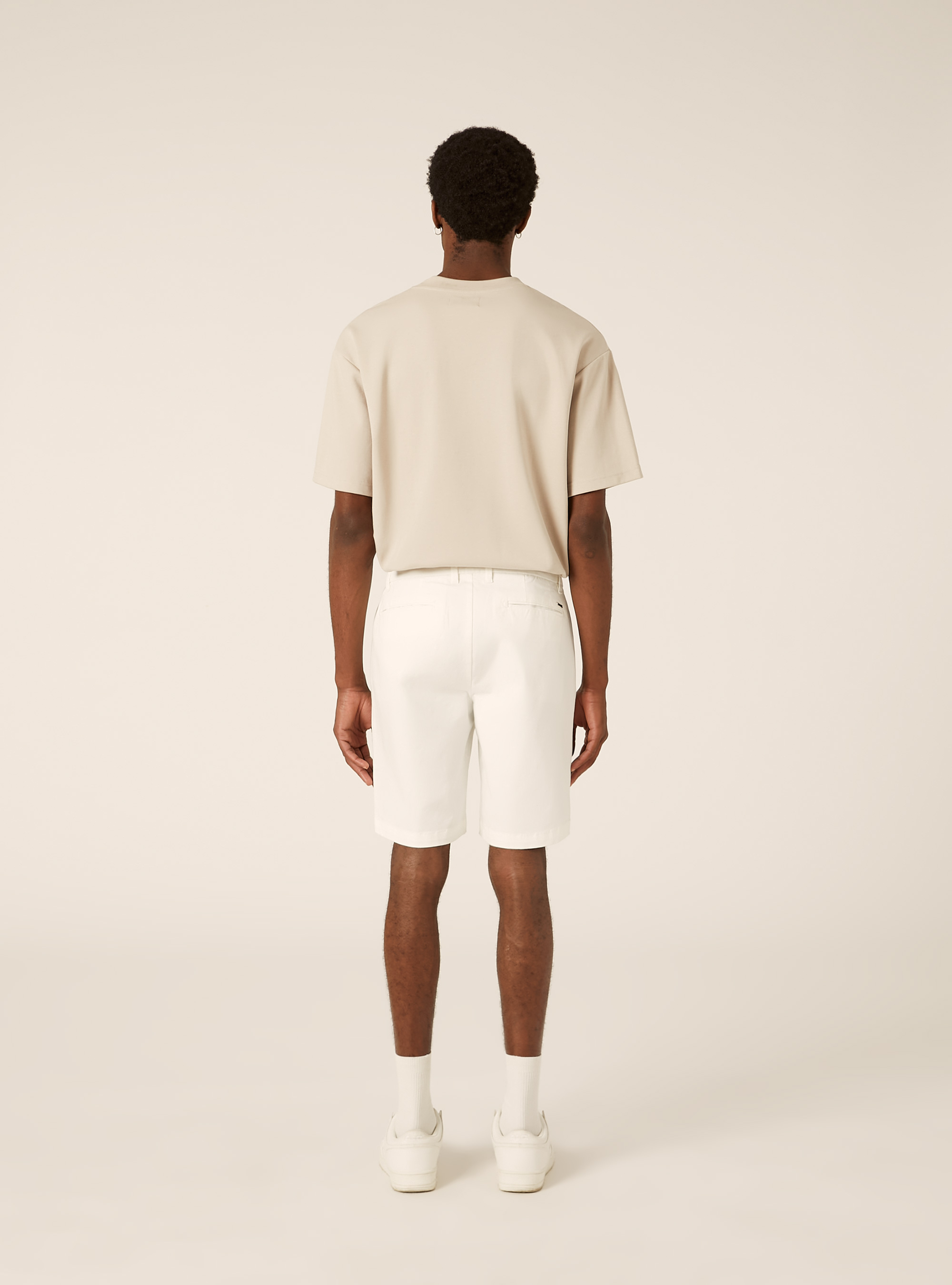 Bermuda Chino de Sarga, WH1 OFF WHITE