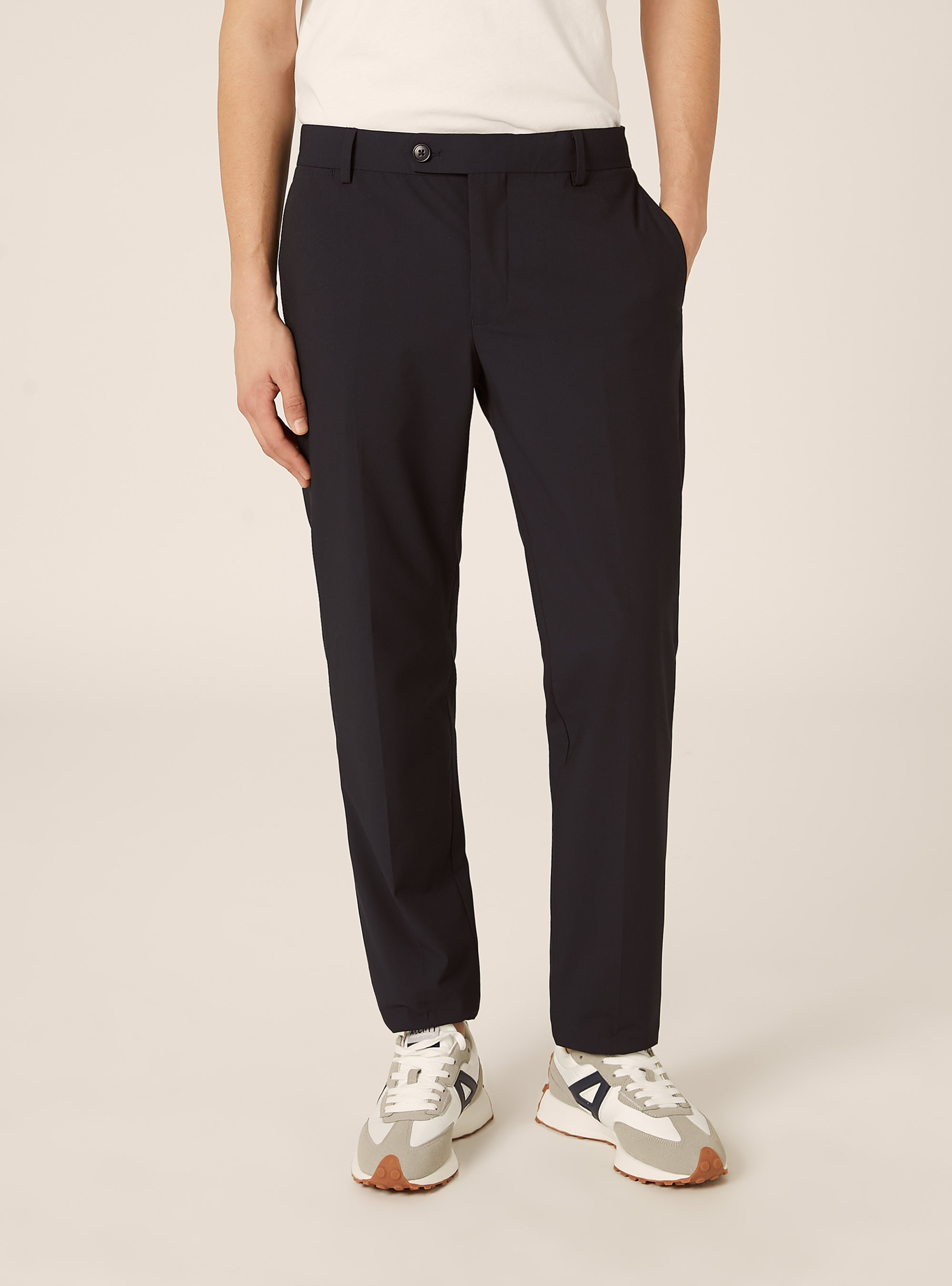 Pantalon uni pour costume, NA1 NAVY DARK