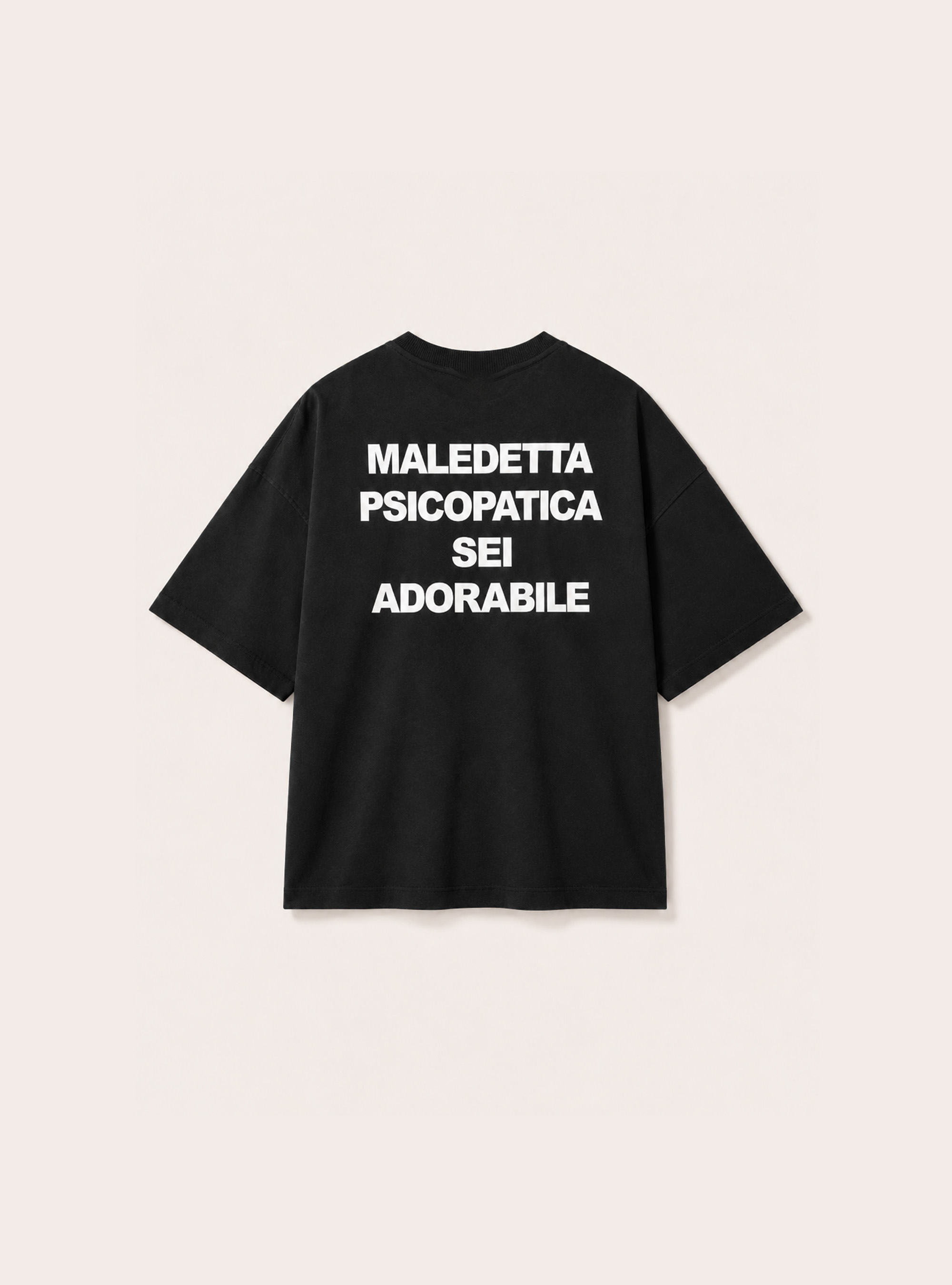T-Shirt mit Lettering-Print, BK1 BLACK