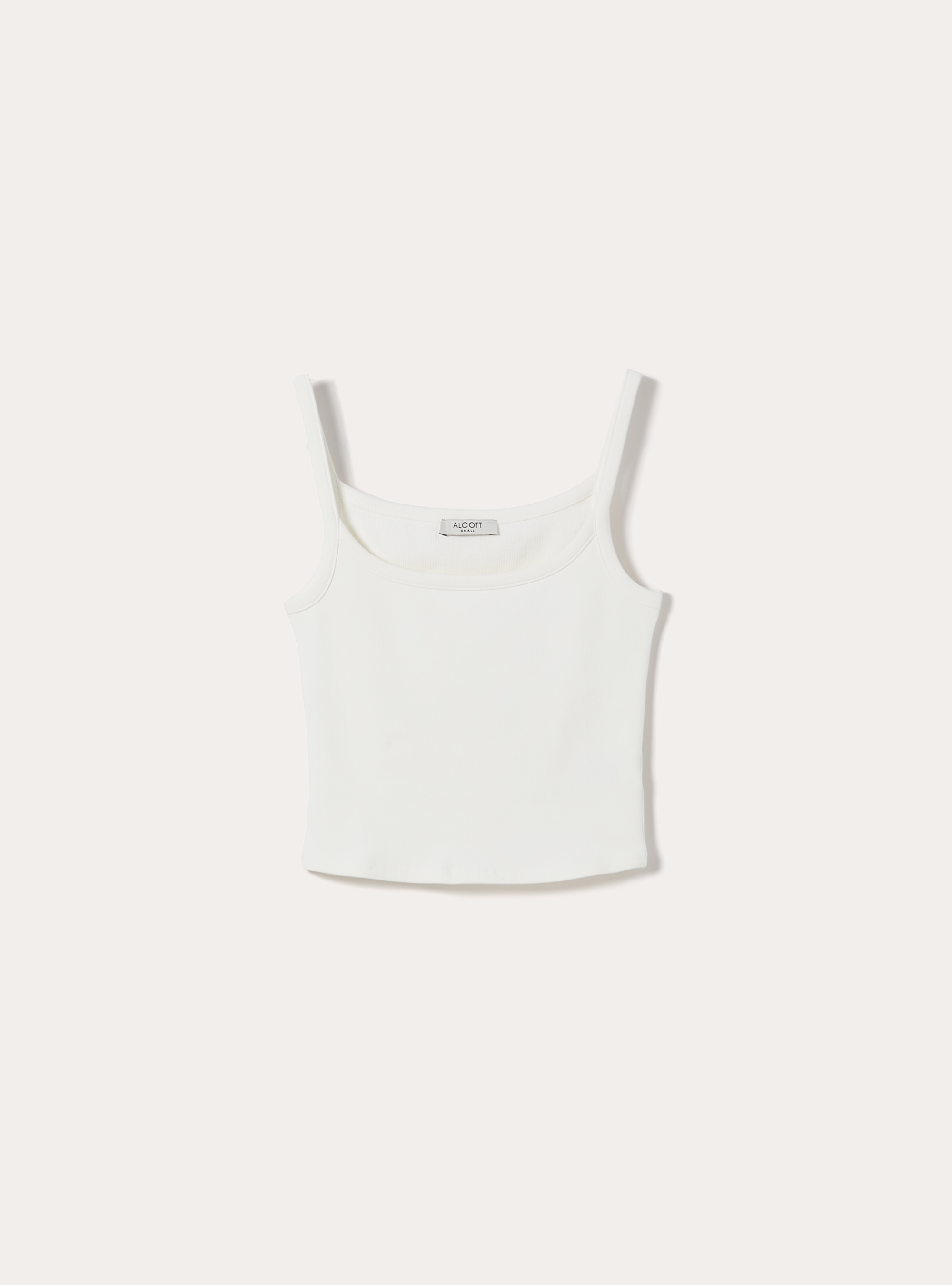 Debardeur Crop Cotele Basic, WH3 WHITE