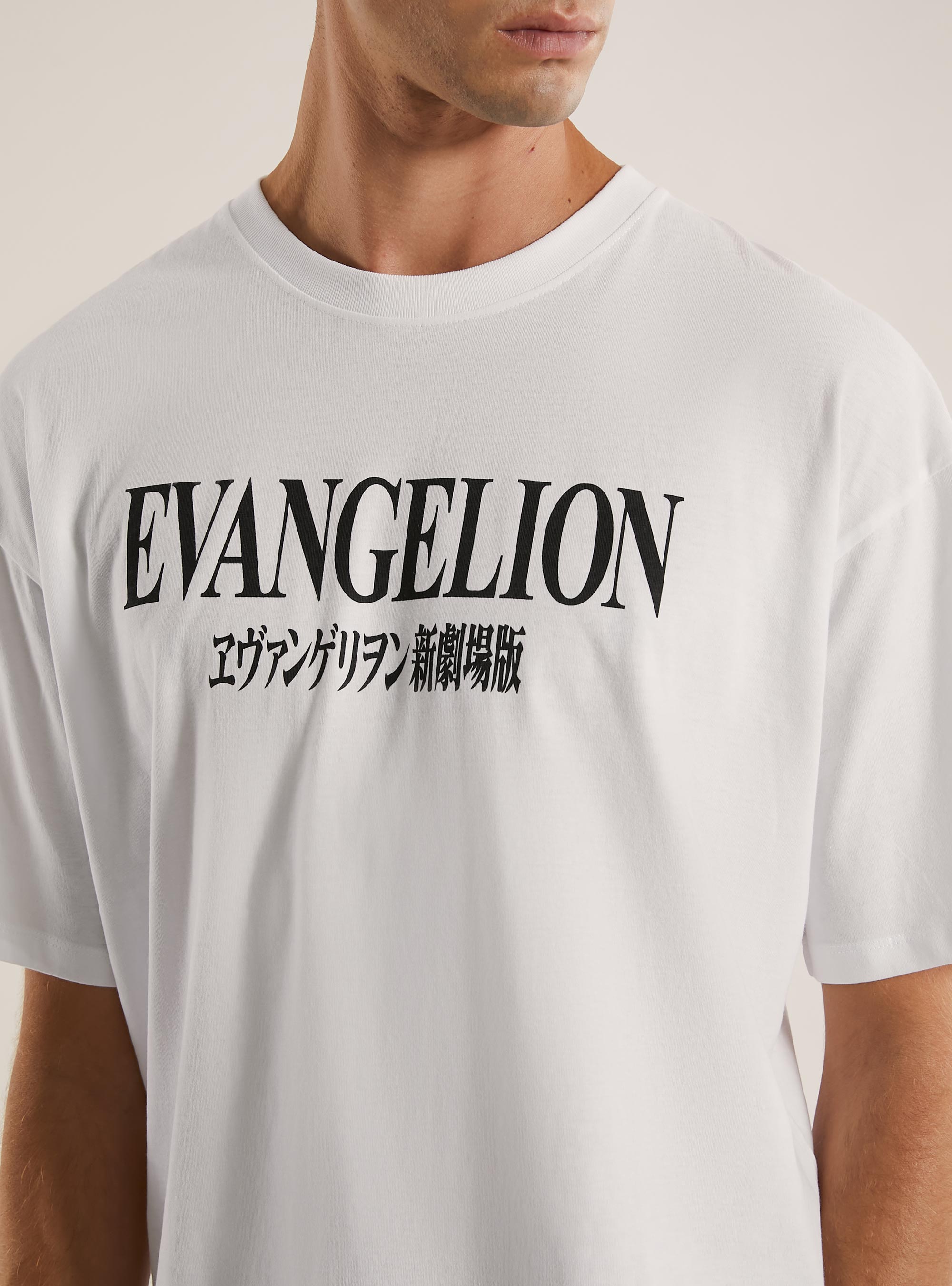 Evangelion / T-shirt Alcott, WH3 WHITE