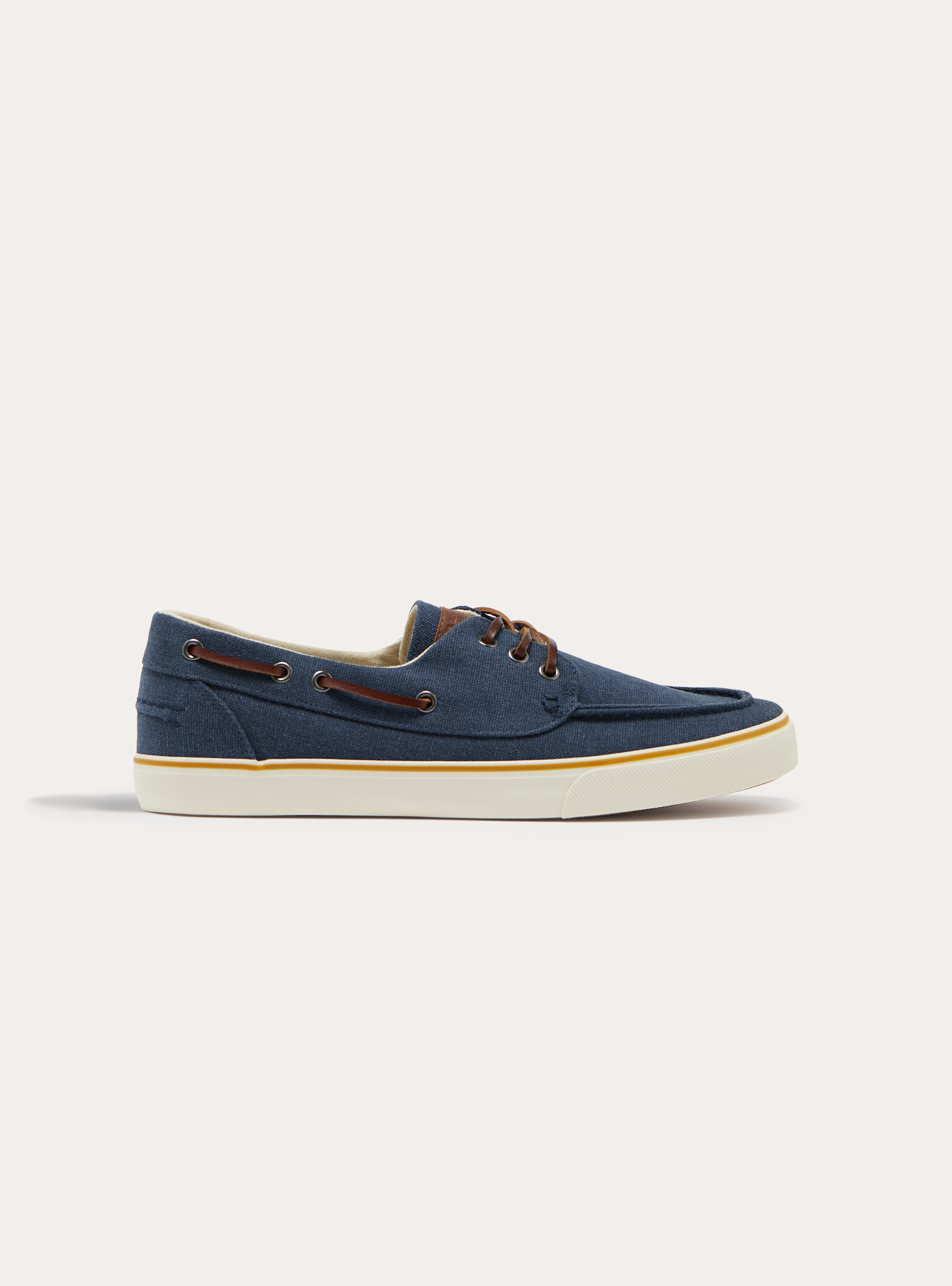 L&auml;ssige Bootsschuhe aus Canvas, NA2 NAVY MEDIUM