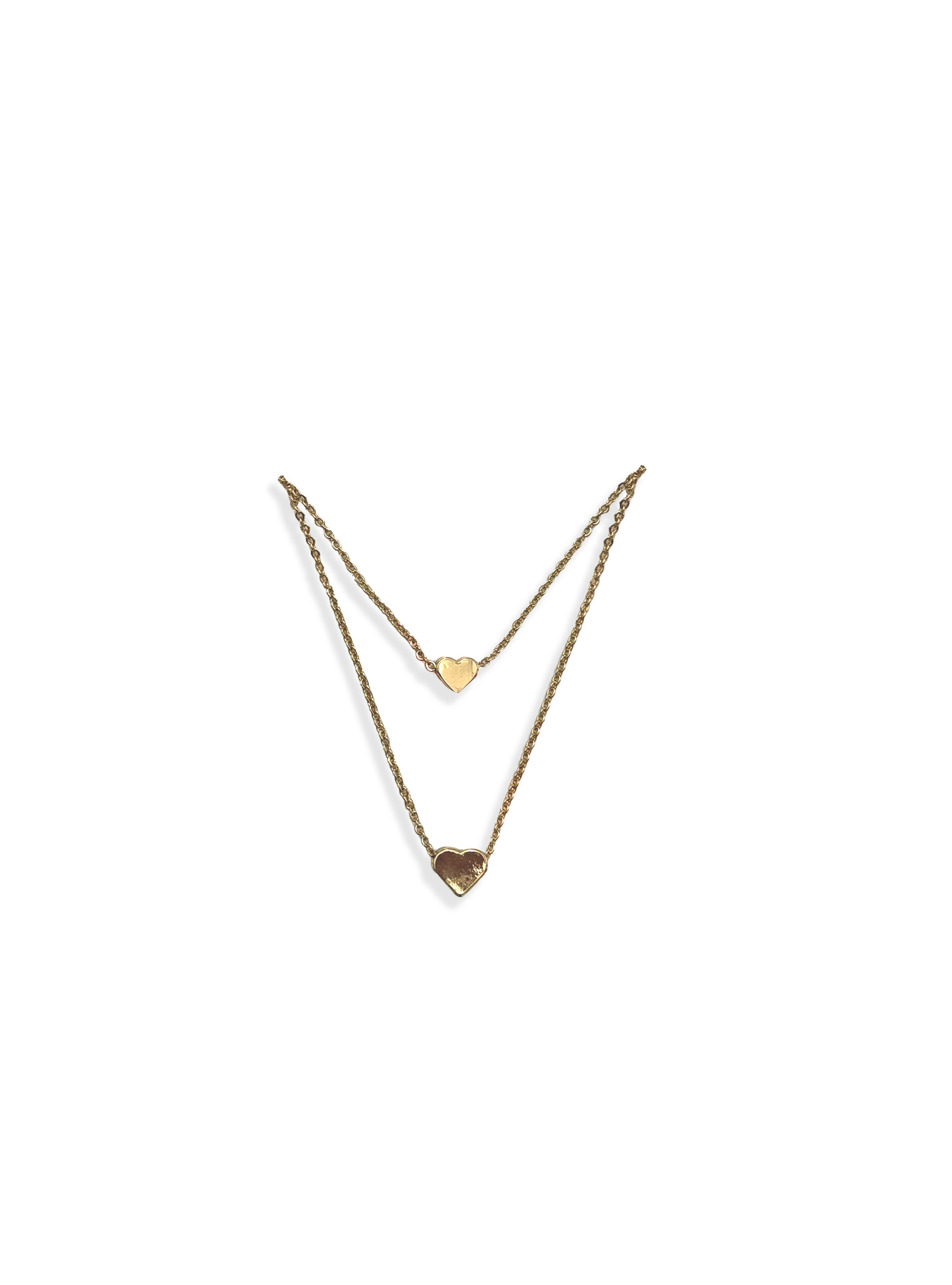 Collana con cuore, Gold