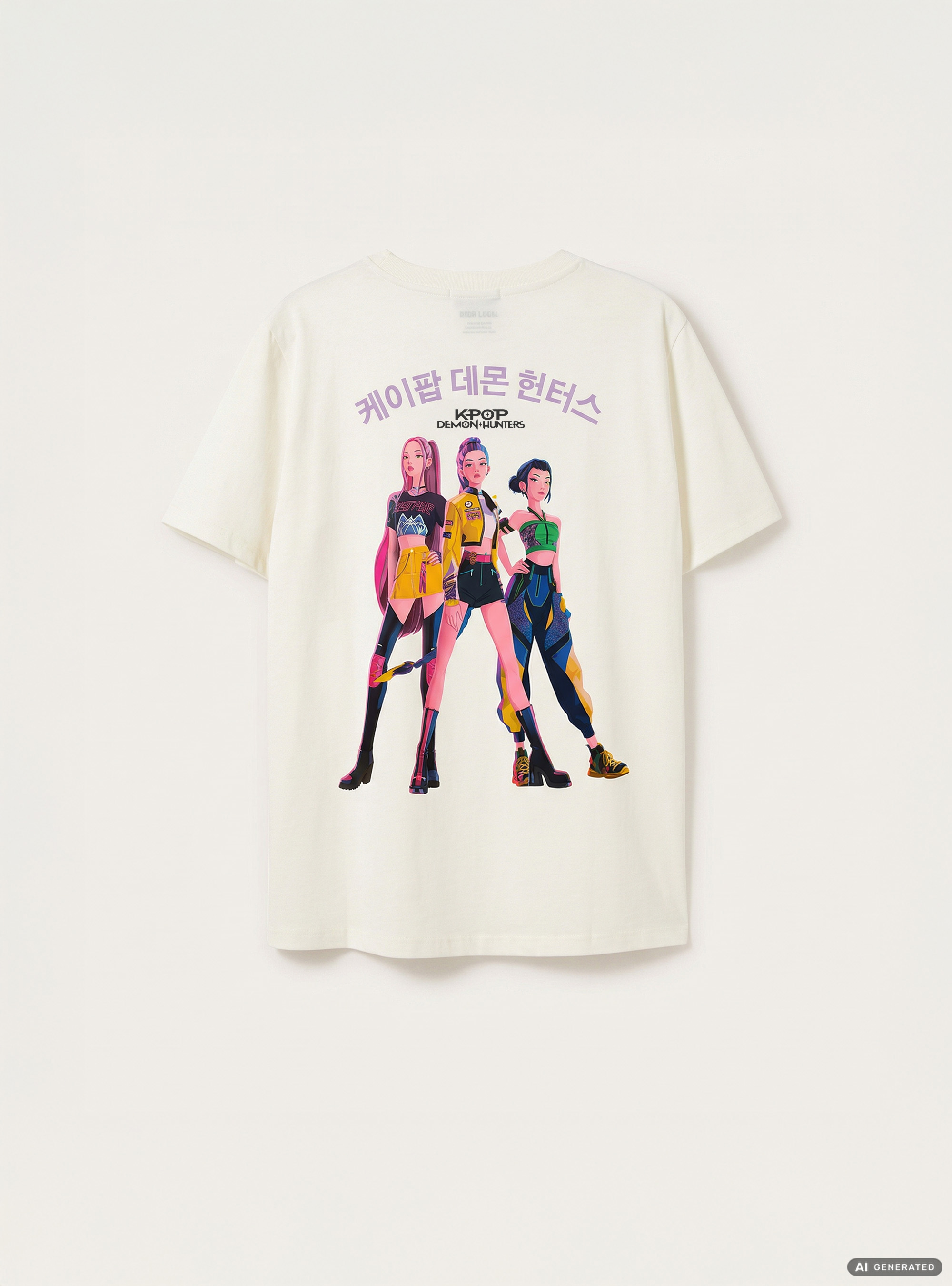 Camiseta con Licencia KPop Demon Hunters, WH2 WHITE