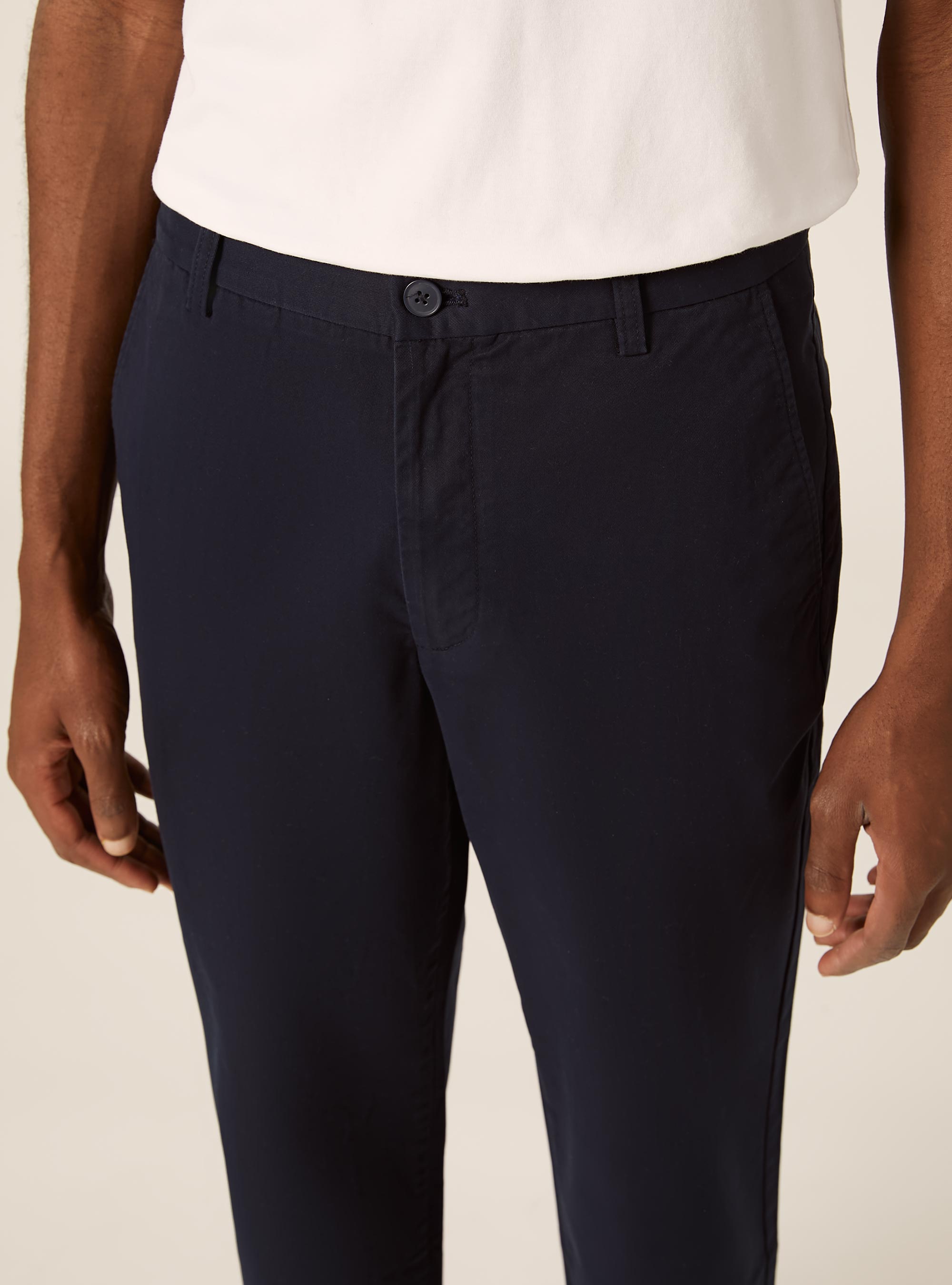 Pantaloni chino slim fit, BLU SCURO