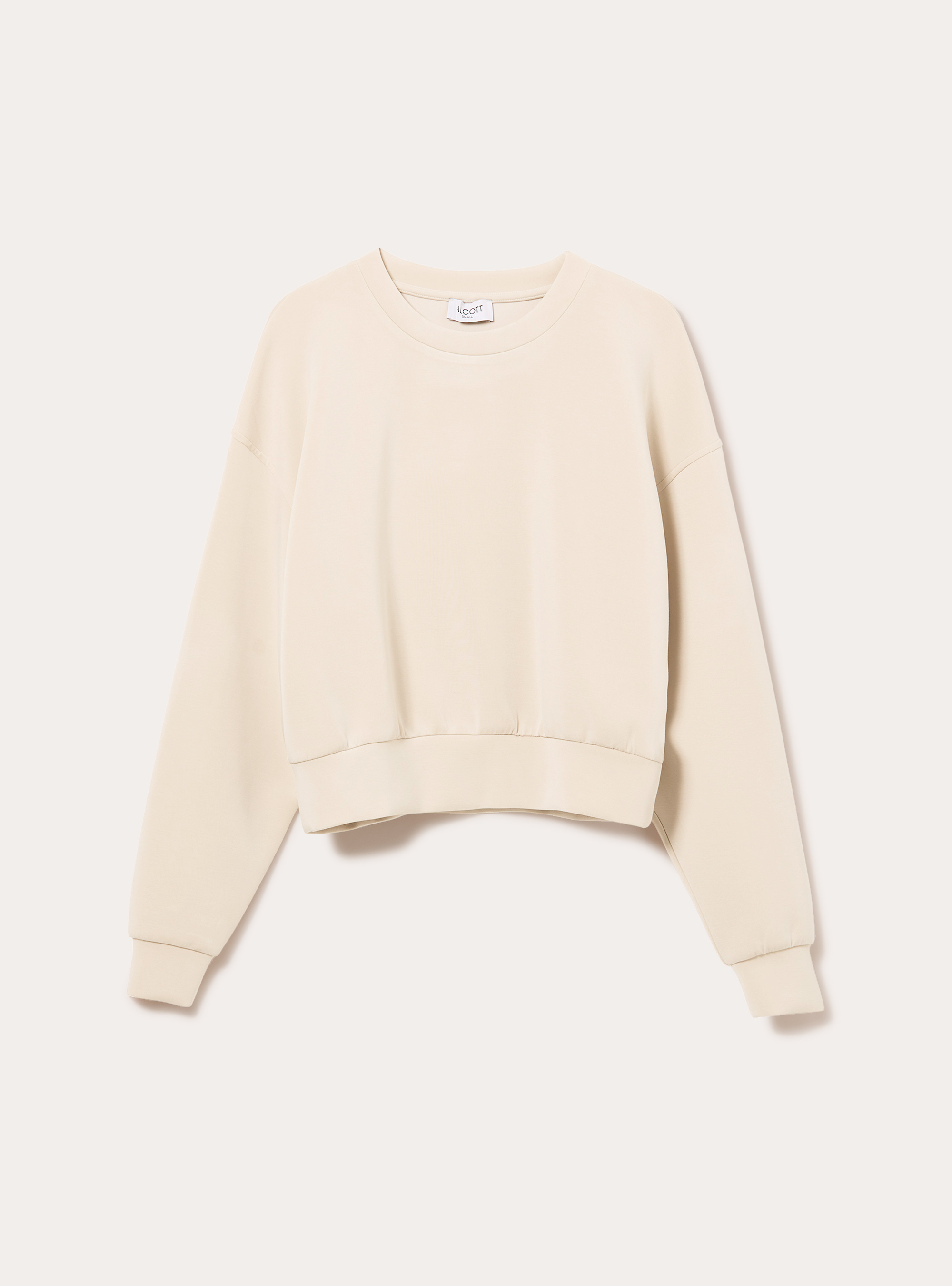 Soft-Touch-Sweatshirt, CR3 CREAM LIGHT