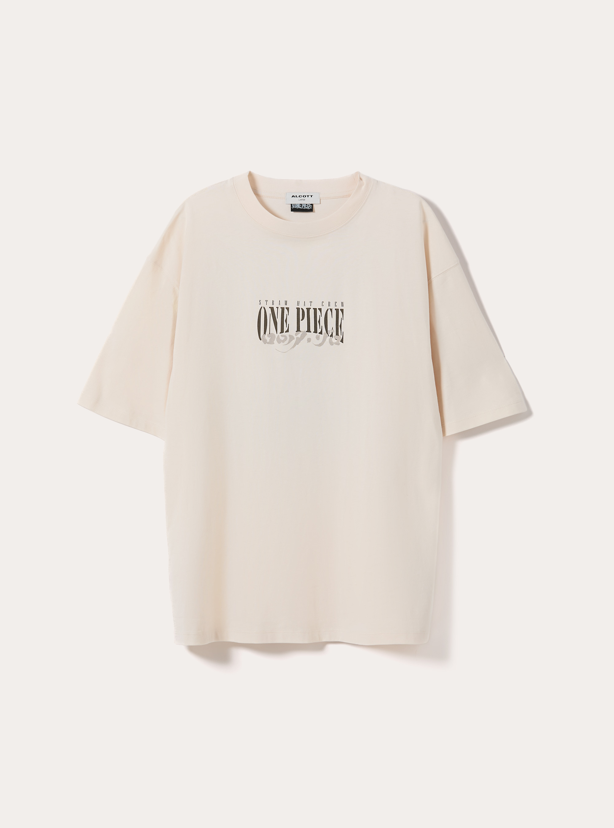 Camiseta de corte recto One Piece / Alcott, CR3 CREAM LIGHT