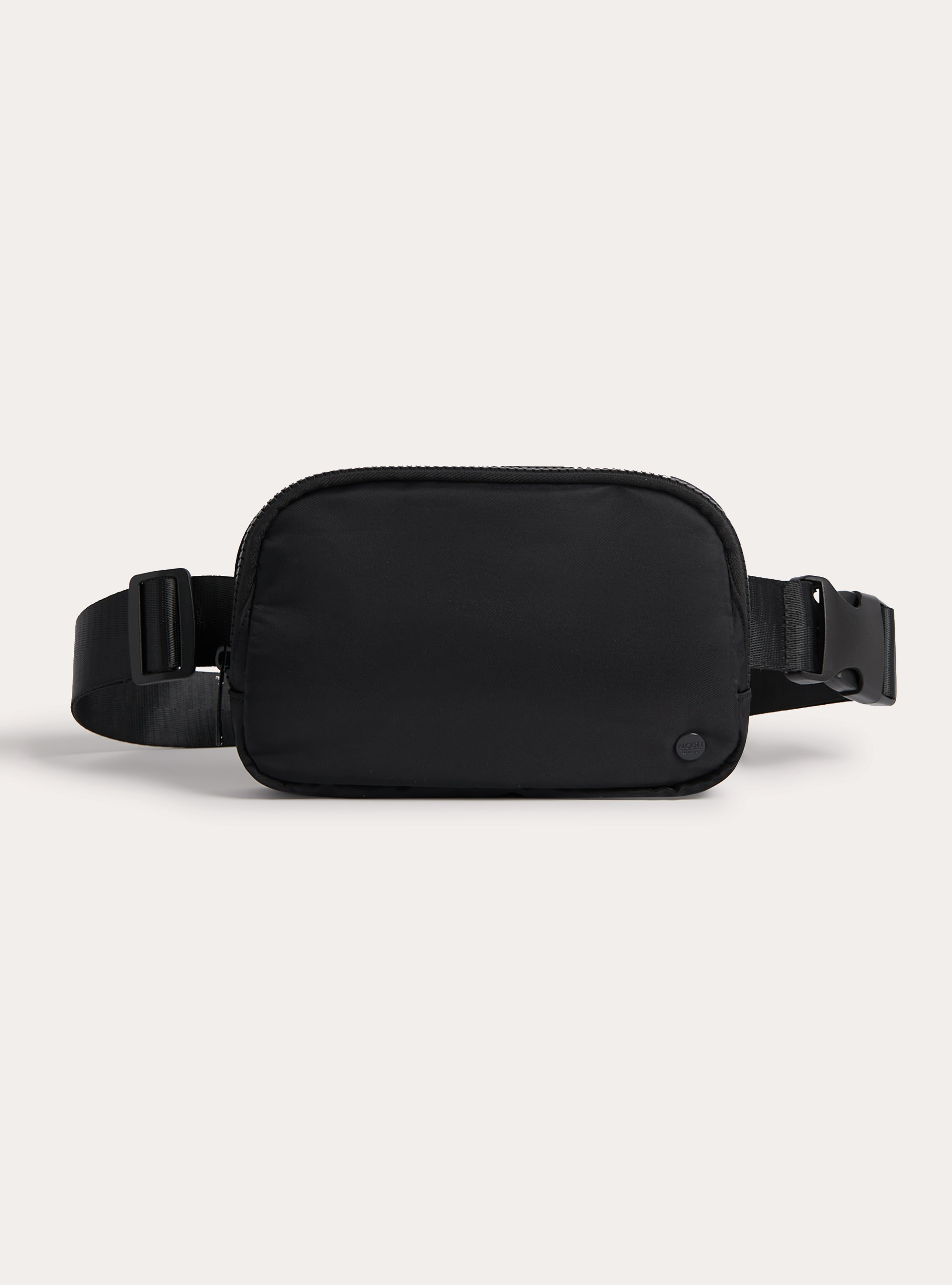 Sac de taille basique uni, BK1 BLACK