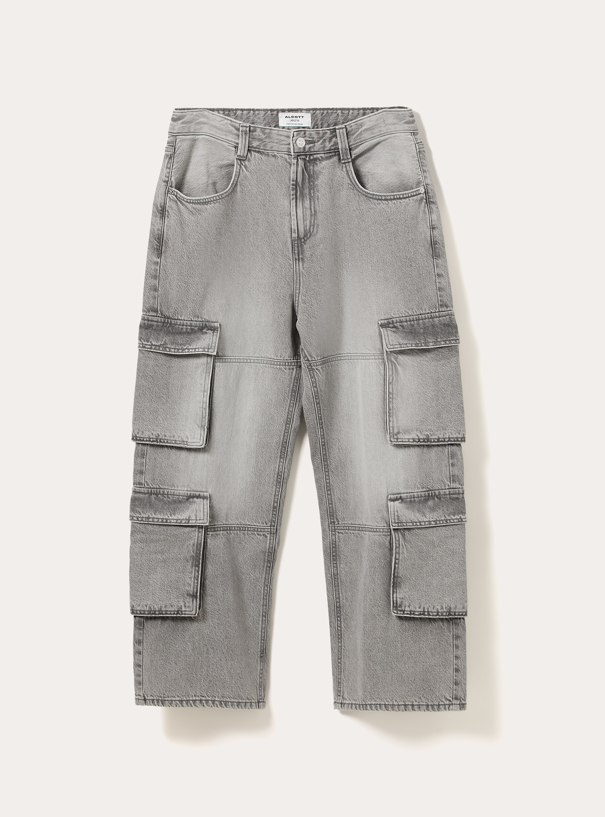 Jeans cargo, D00G GREY