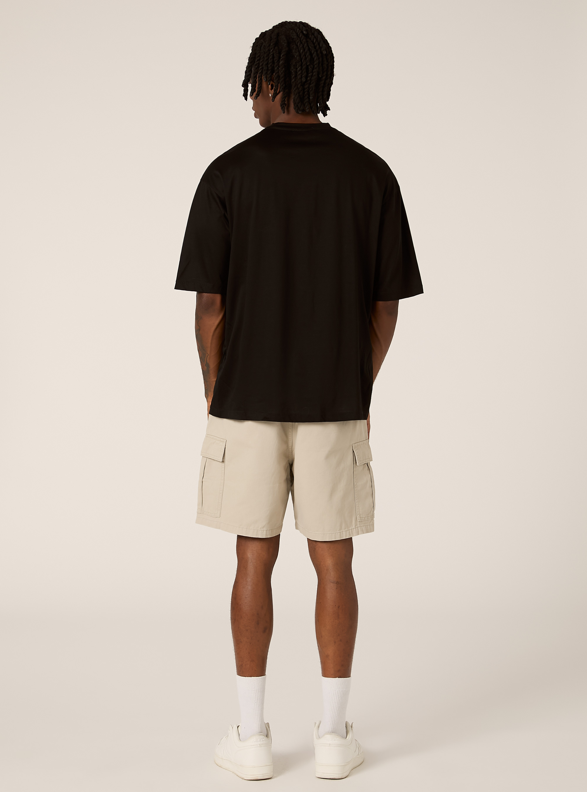 Boxy fit T-shirt, BK1 BLACK