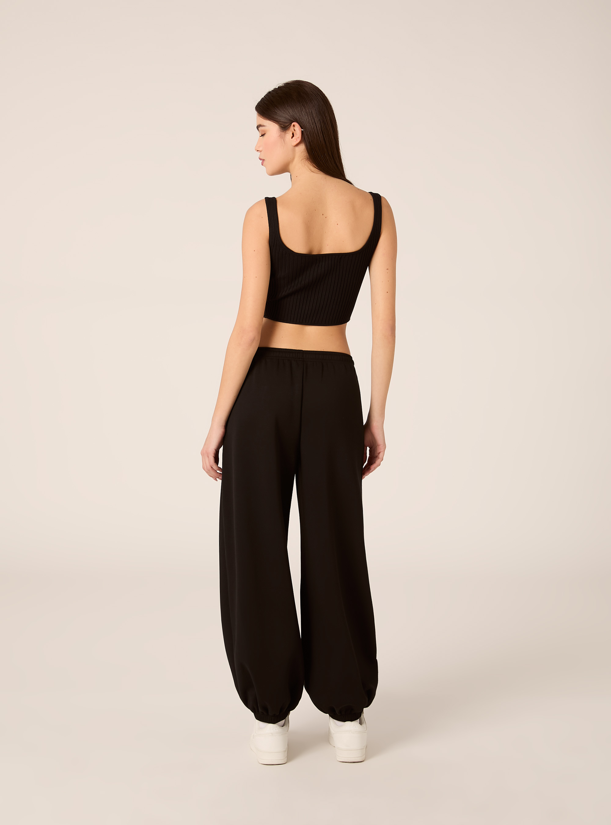 Jogger balloon de modal, BK1 BLACK