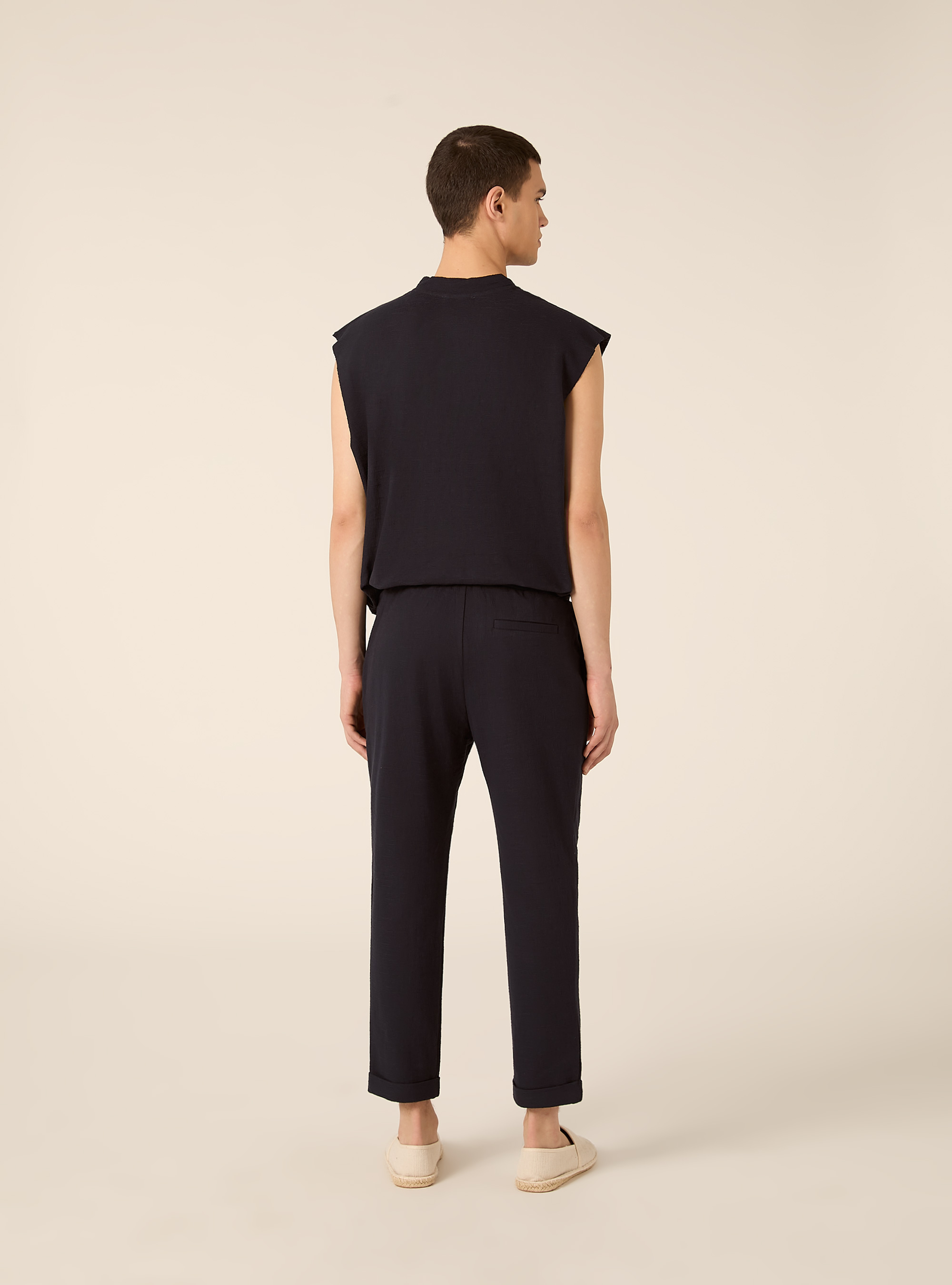 Jogginghose mit Struktur, NA1 NAVY DARK