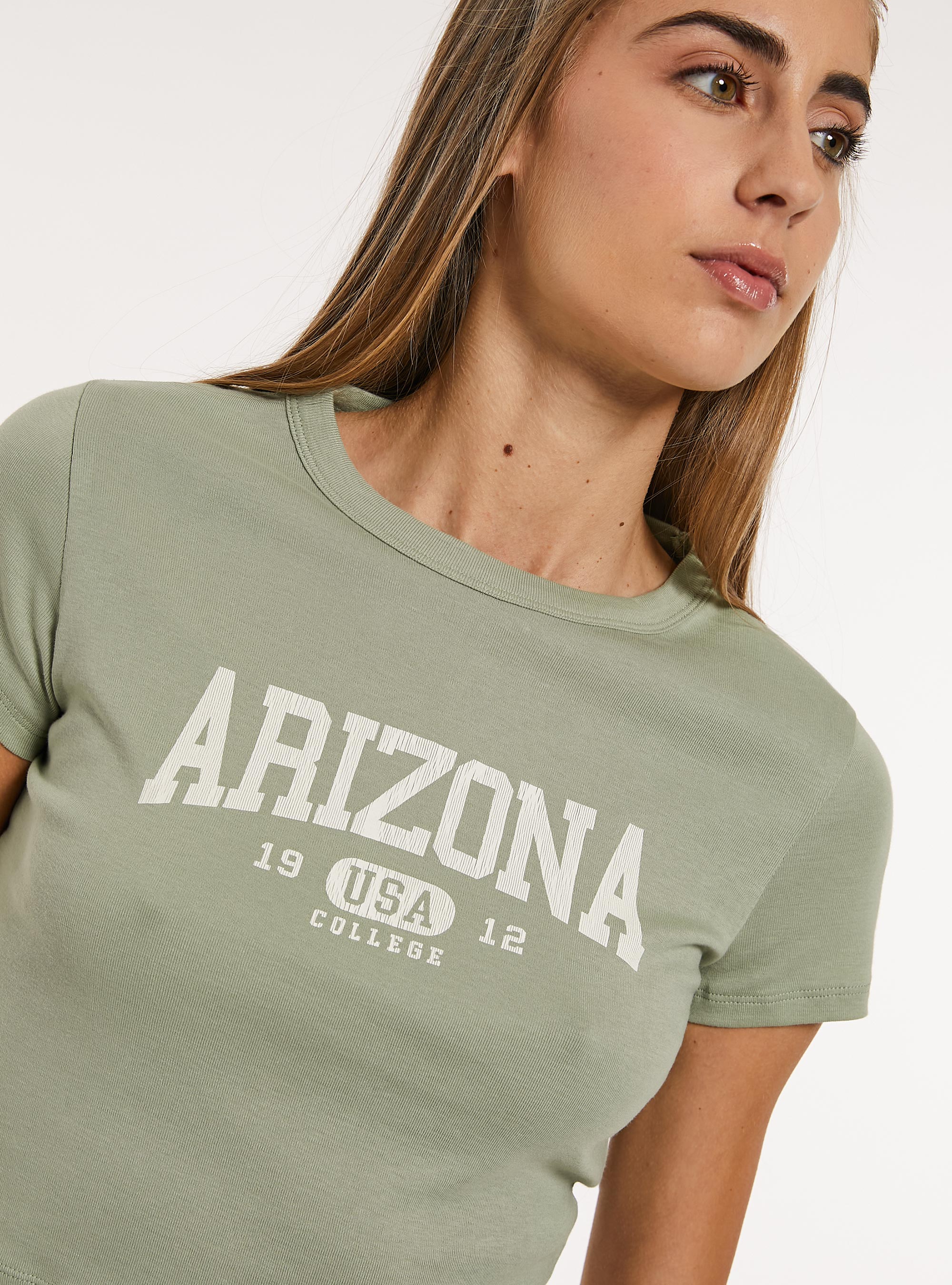T-shirt court avec imprim&eacute;, GN3 GREEN LIGHT