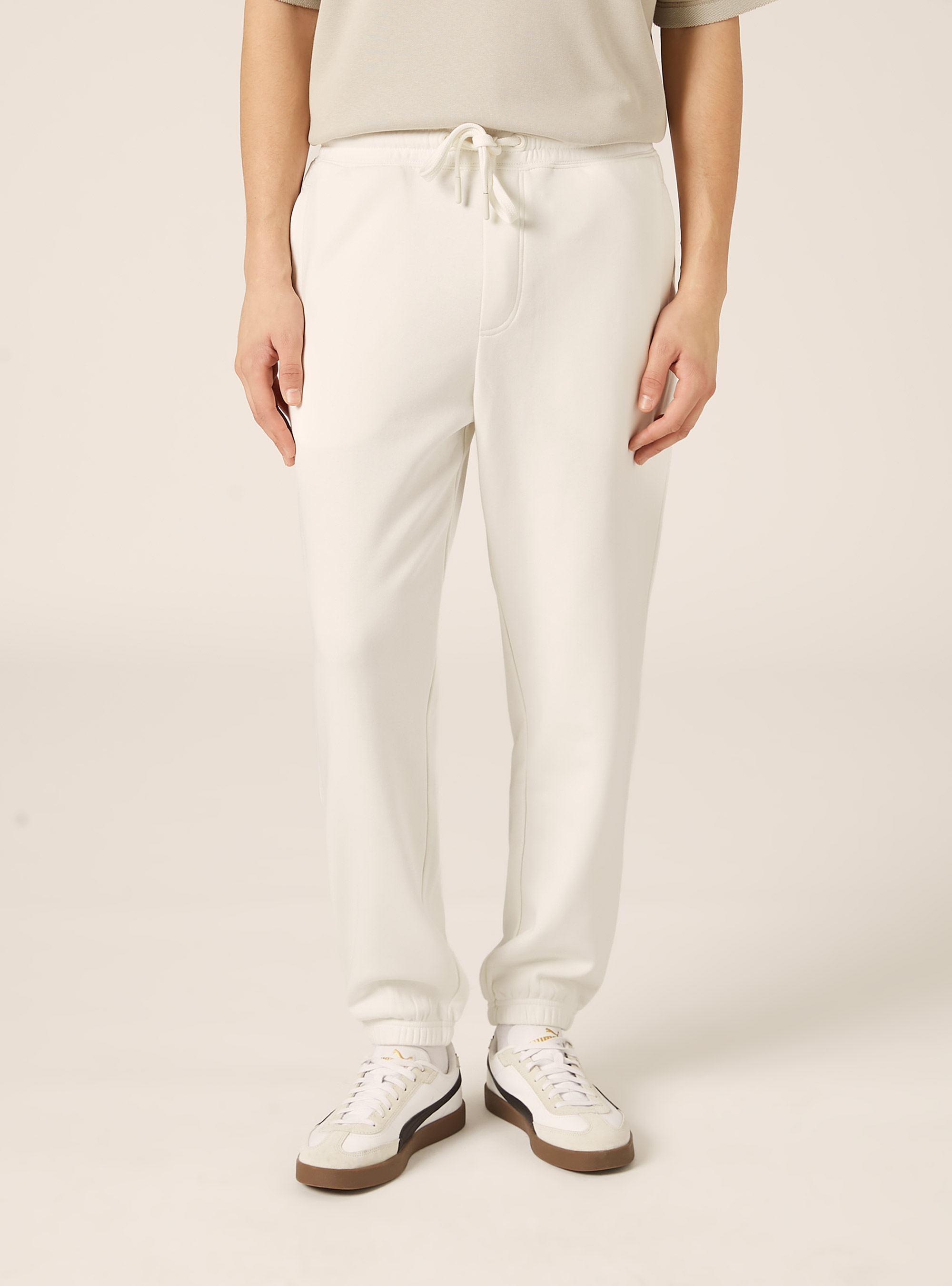 Sweatshirt jogger pants, WH2 WHITE