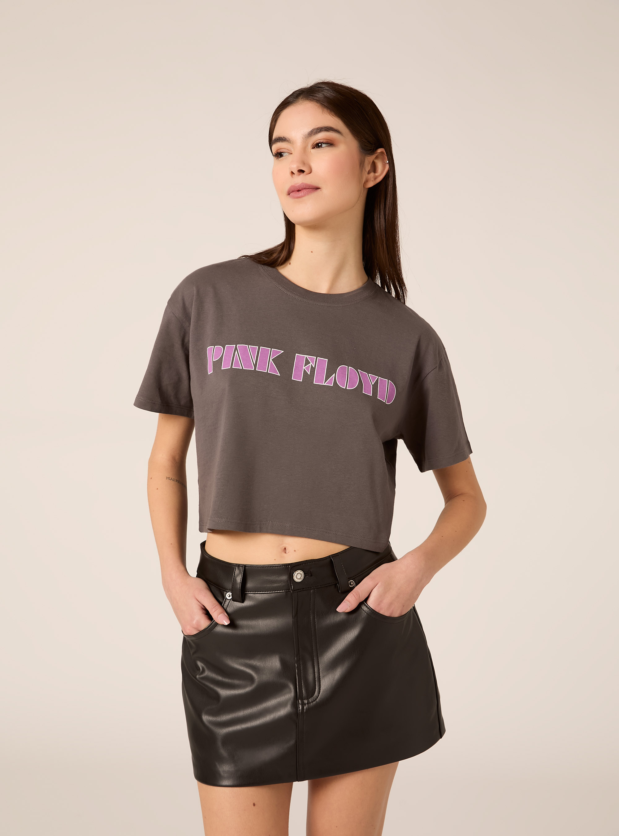 Camiseta boxy fit Pink Floyd / Alcott, GY1 GREY DARK