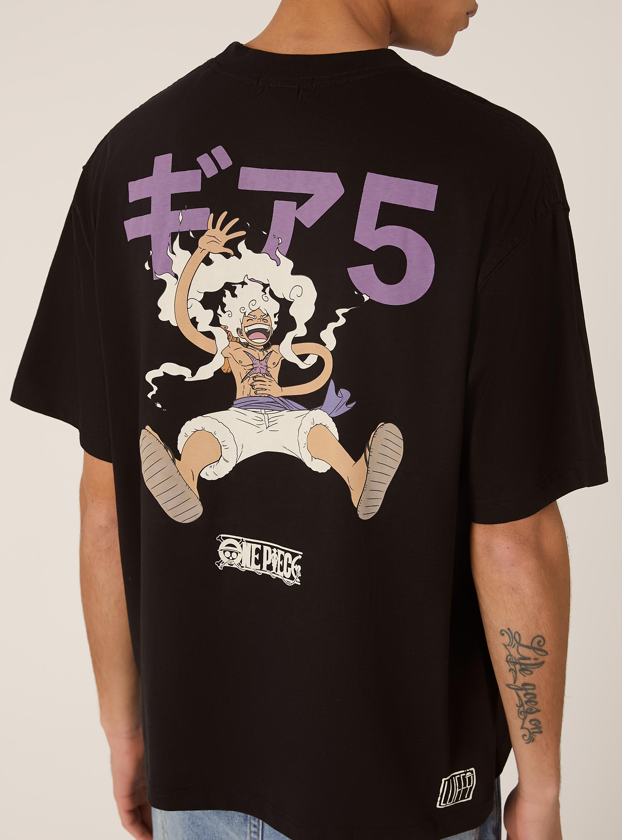 T-shirt coupe carr&eacute;e One Piece / Alcott, BK1 BLACK