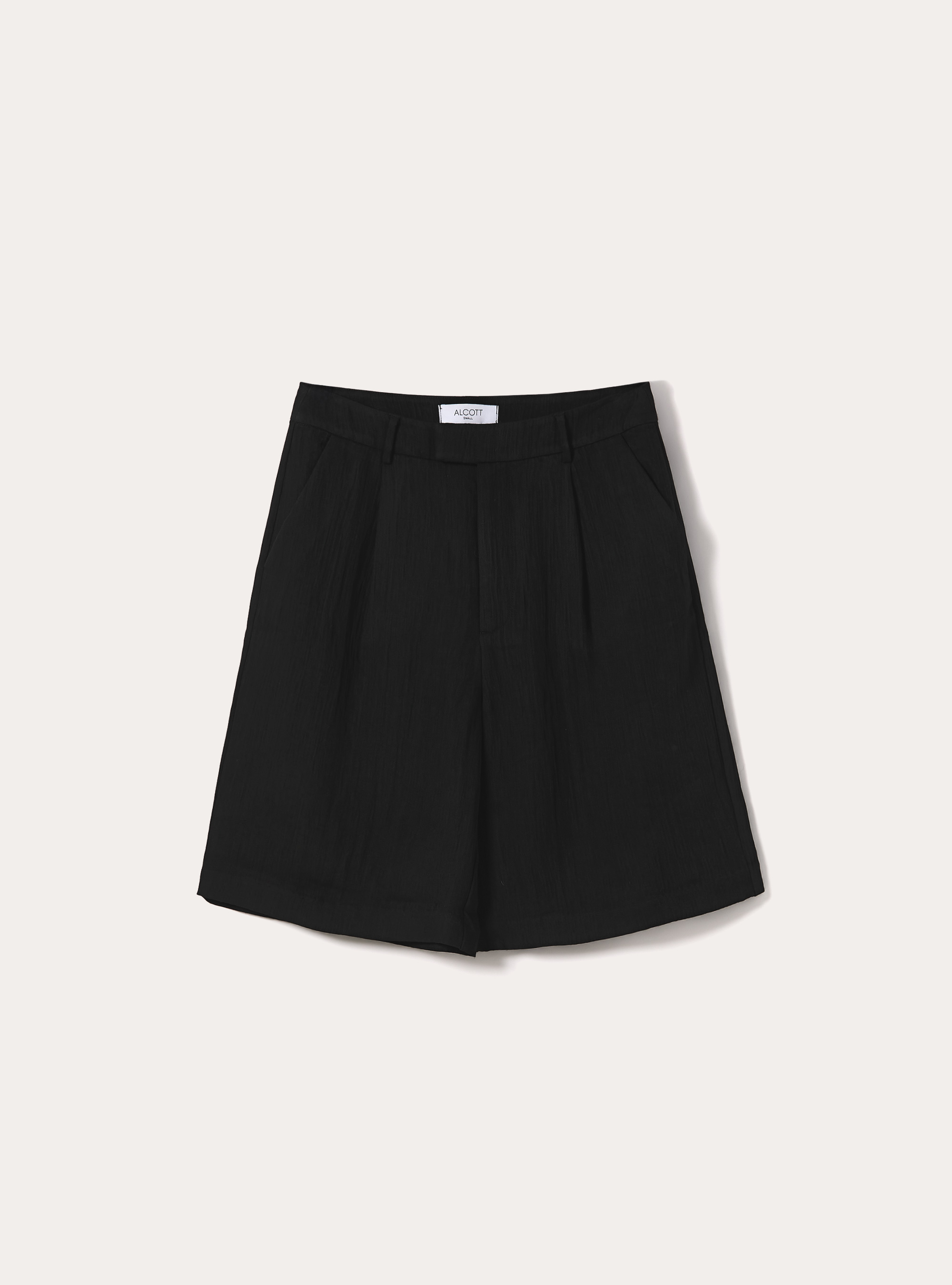 Bermuda ajust&eacute; en serg&eacute;, BK1 BLACK