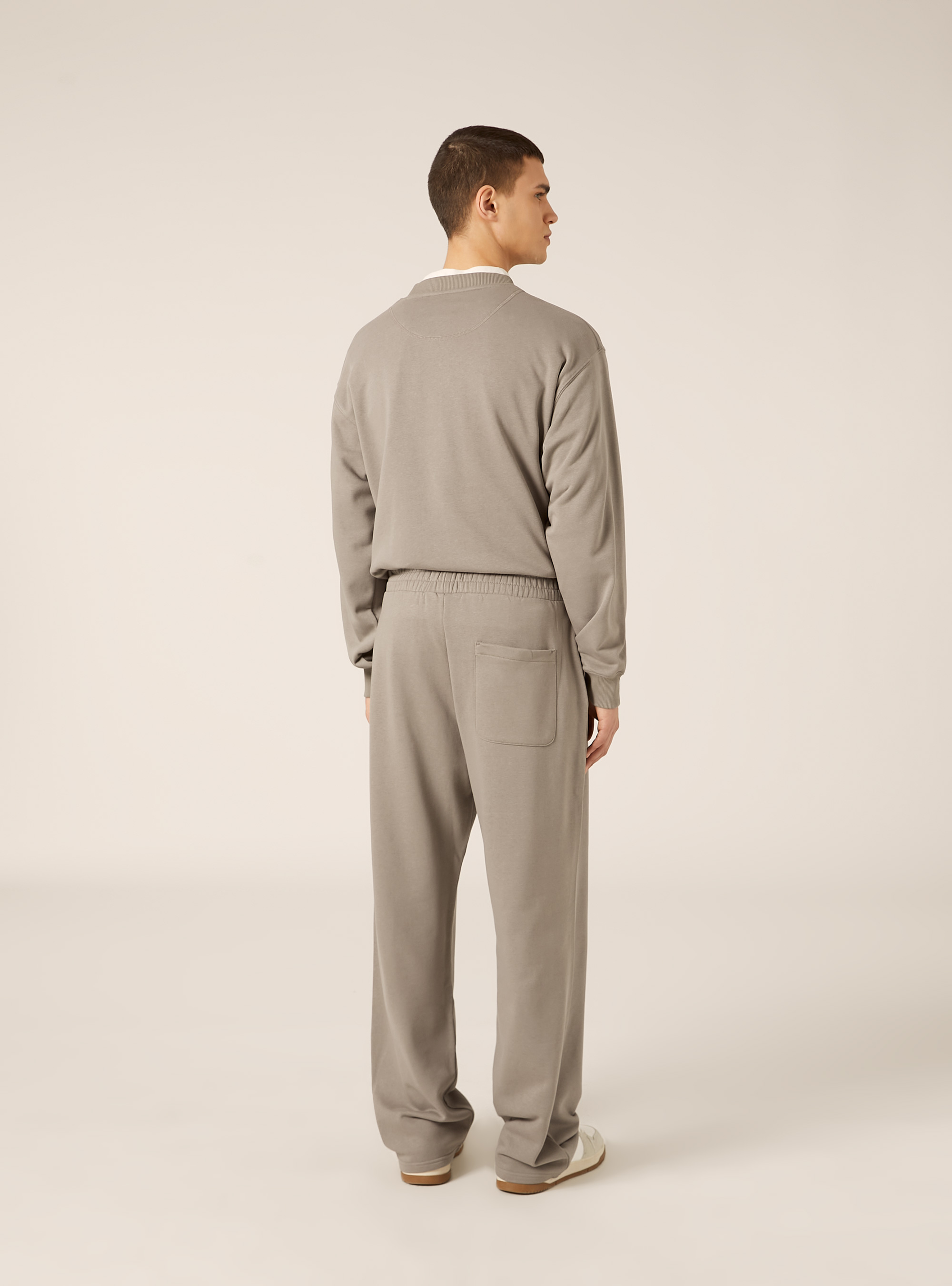 Pantalon ample l&eacute;ger en molleton, GY2 GREY MEDIUM
