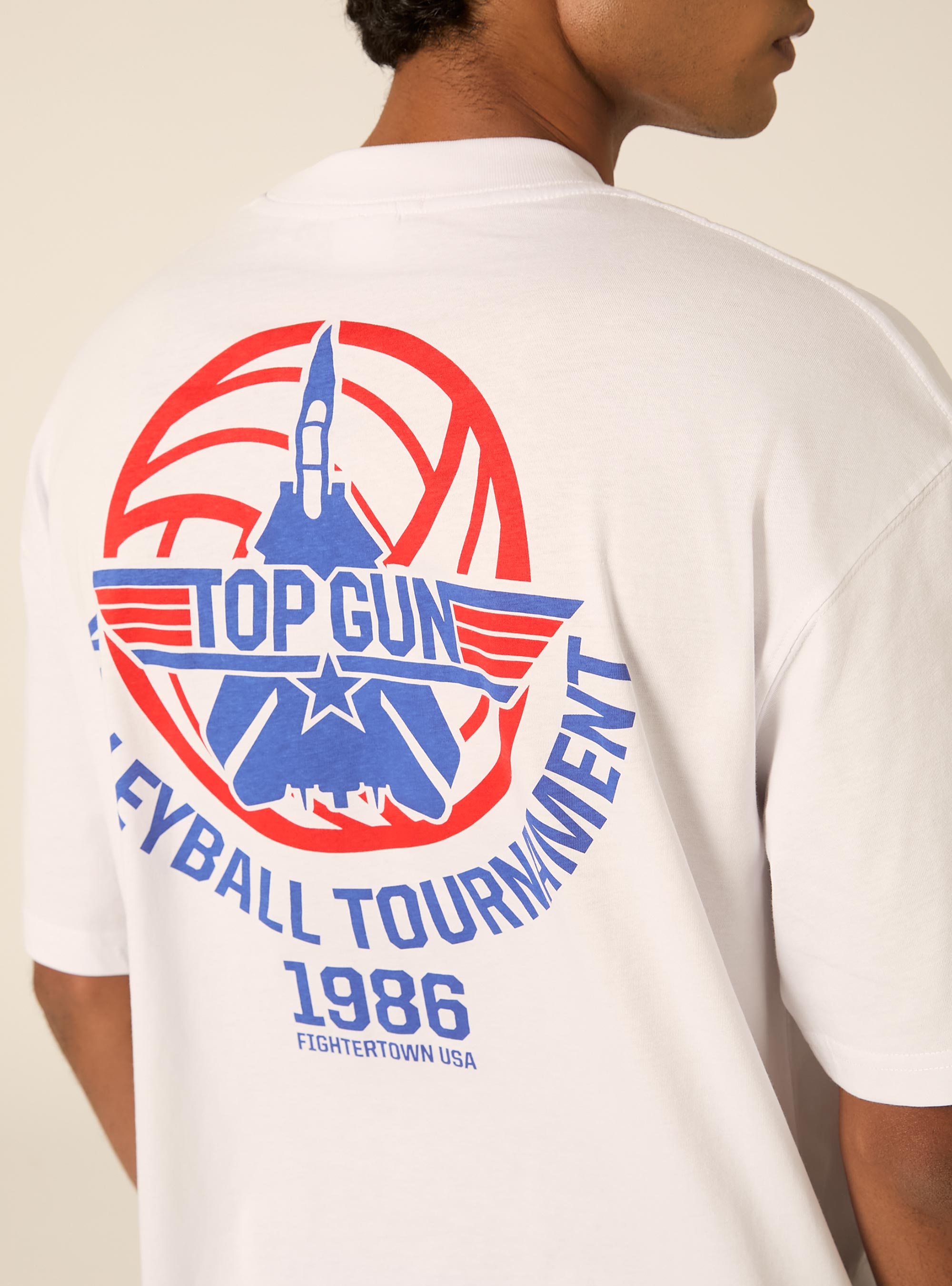 Maglietta Boxy fit Top Gun / Alcott, WH3 WHITE