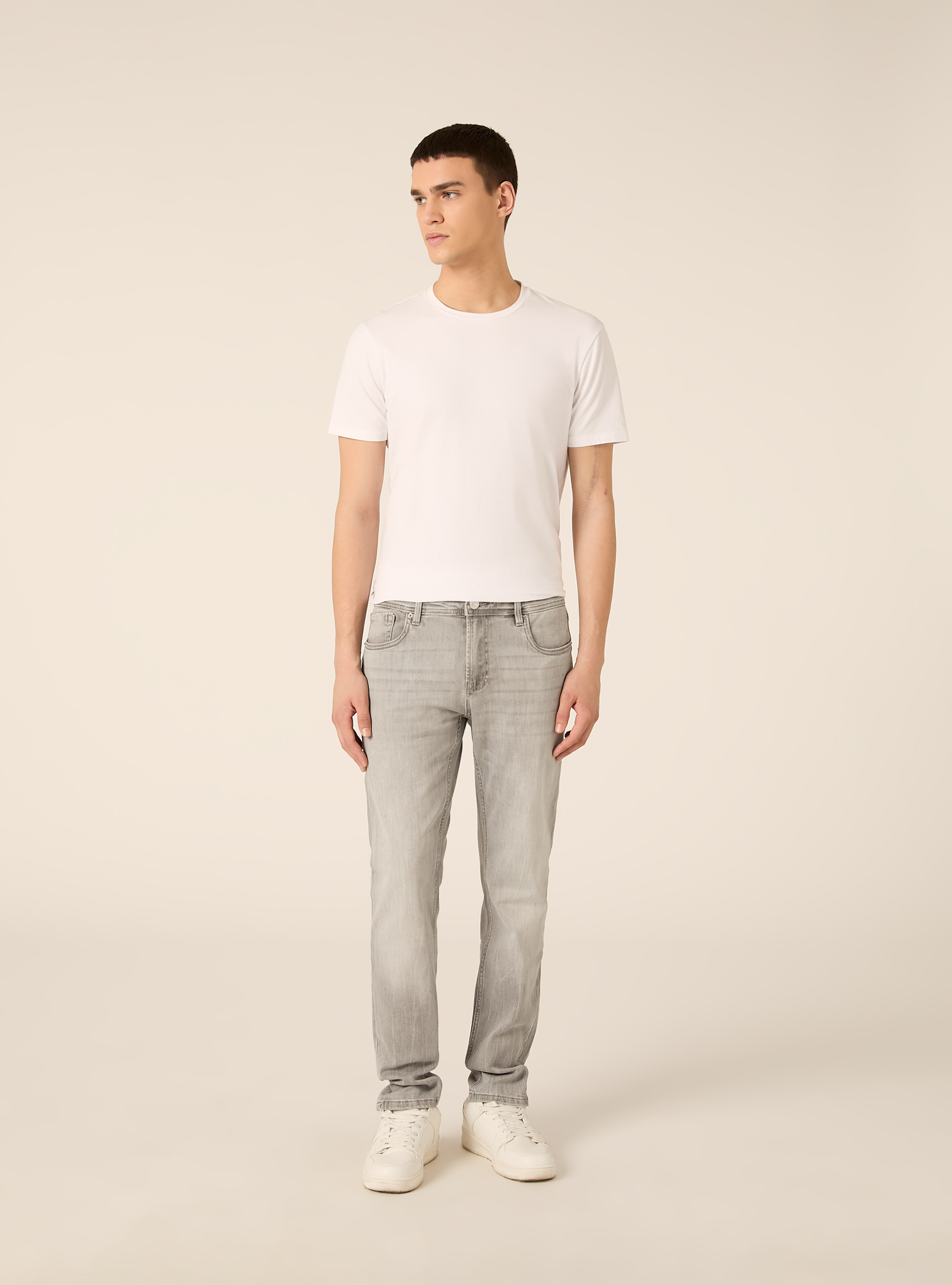 Skinny fit jeans, D03G GREY LIGHT