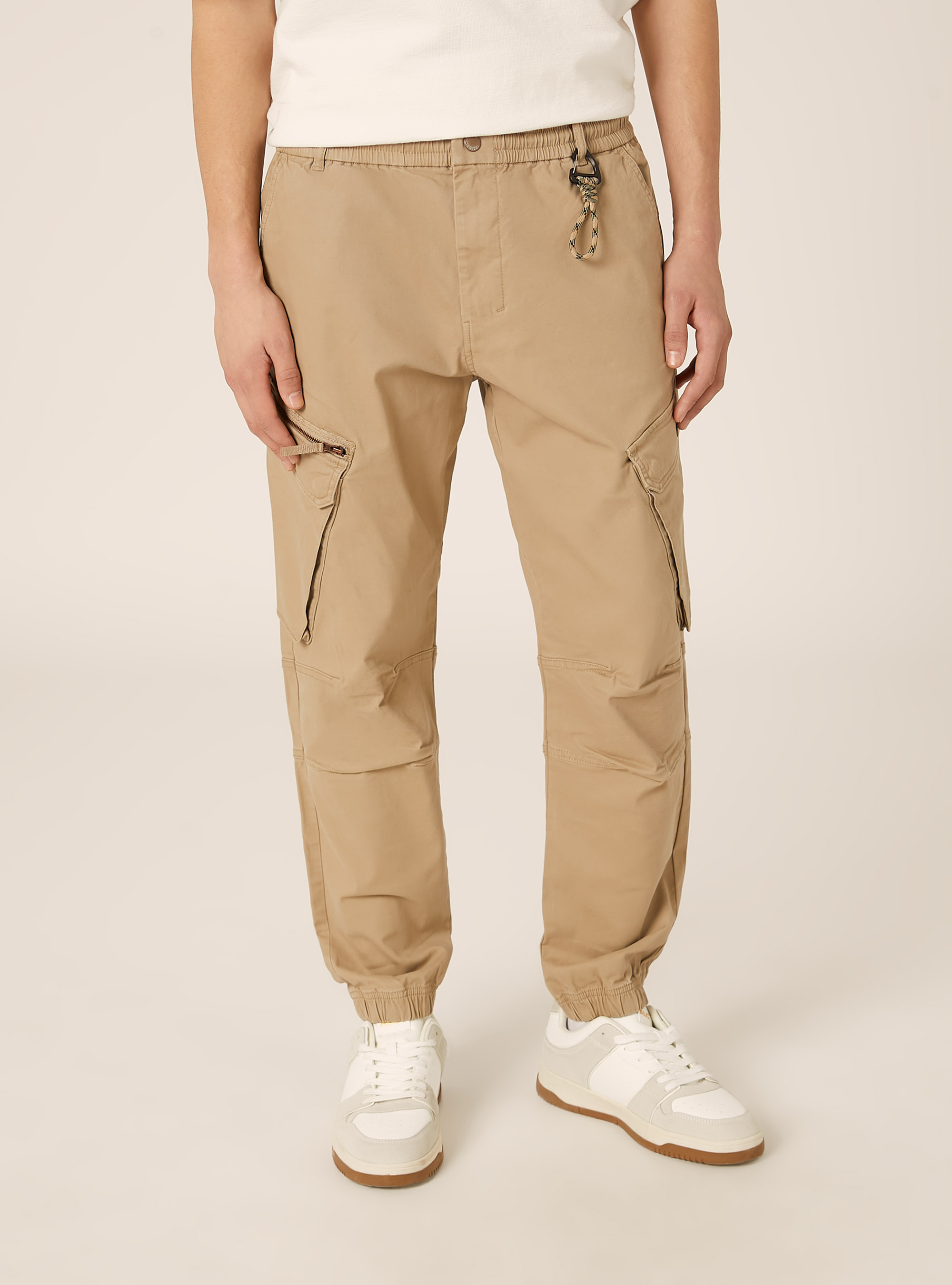 Twill cargo pants, TB2 TOBACCO MEDIUM