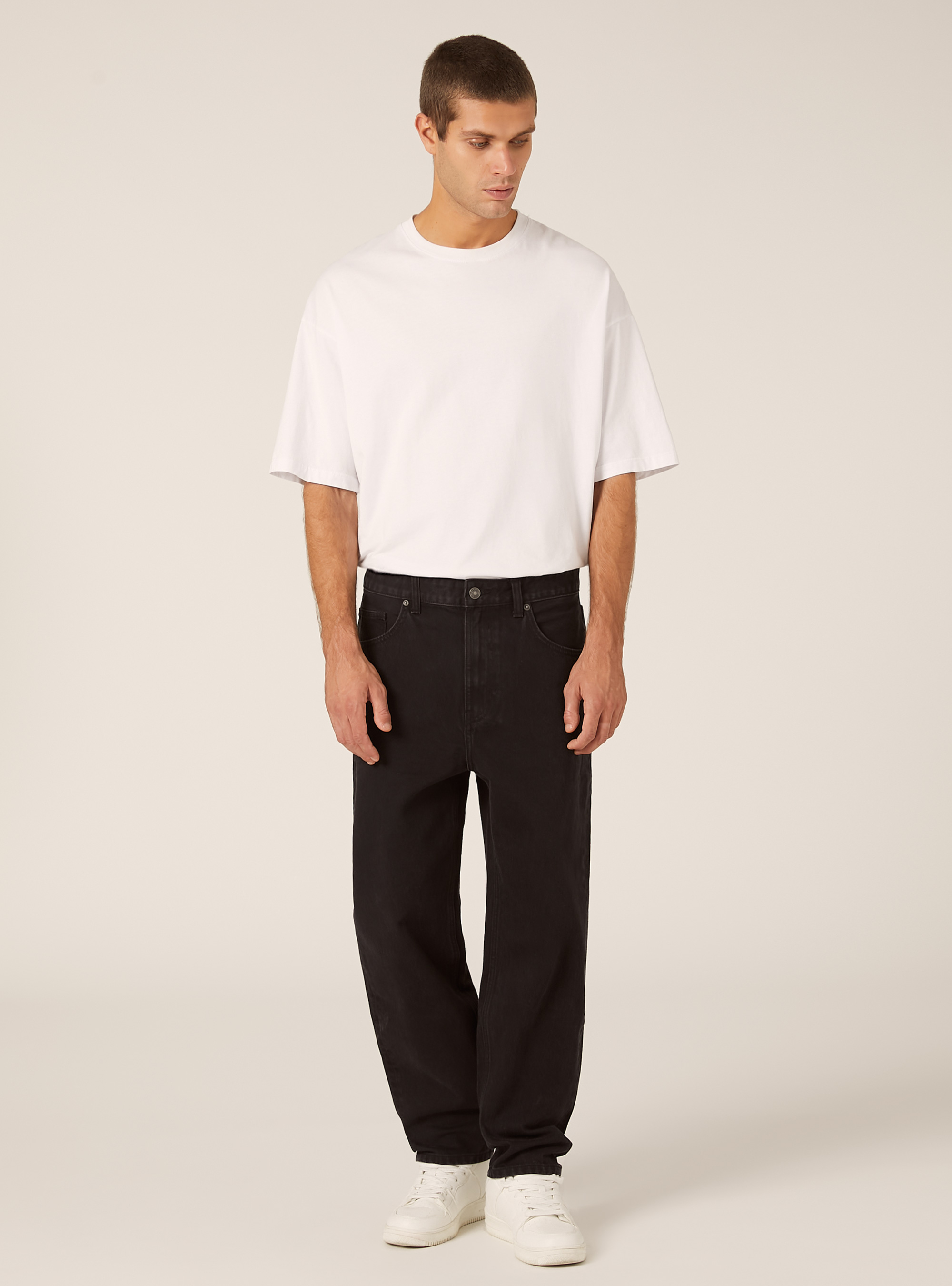Jeans loose fit, D000 BLACK
