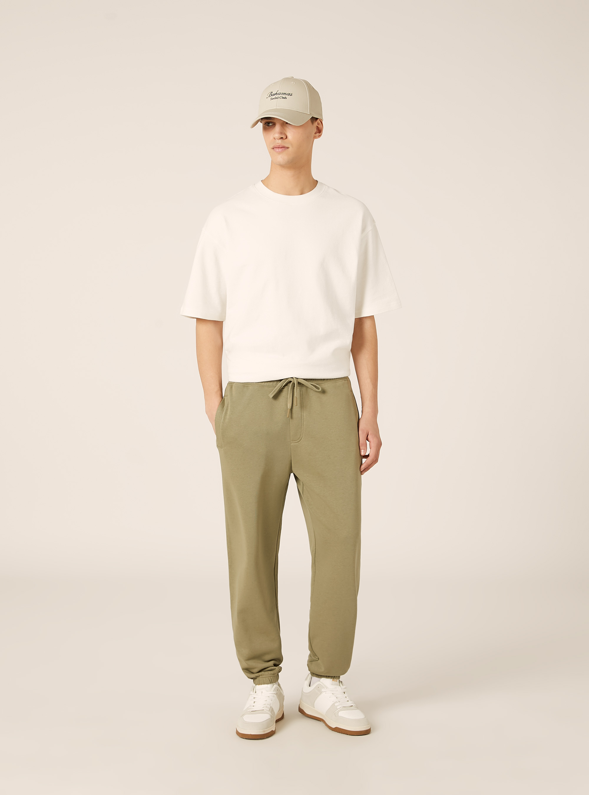 Pantaloni jogger in felpa, KAKY MEDIO