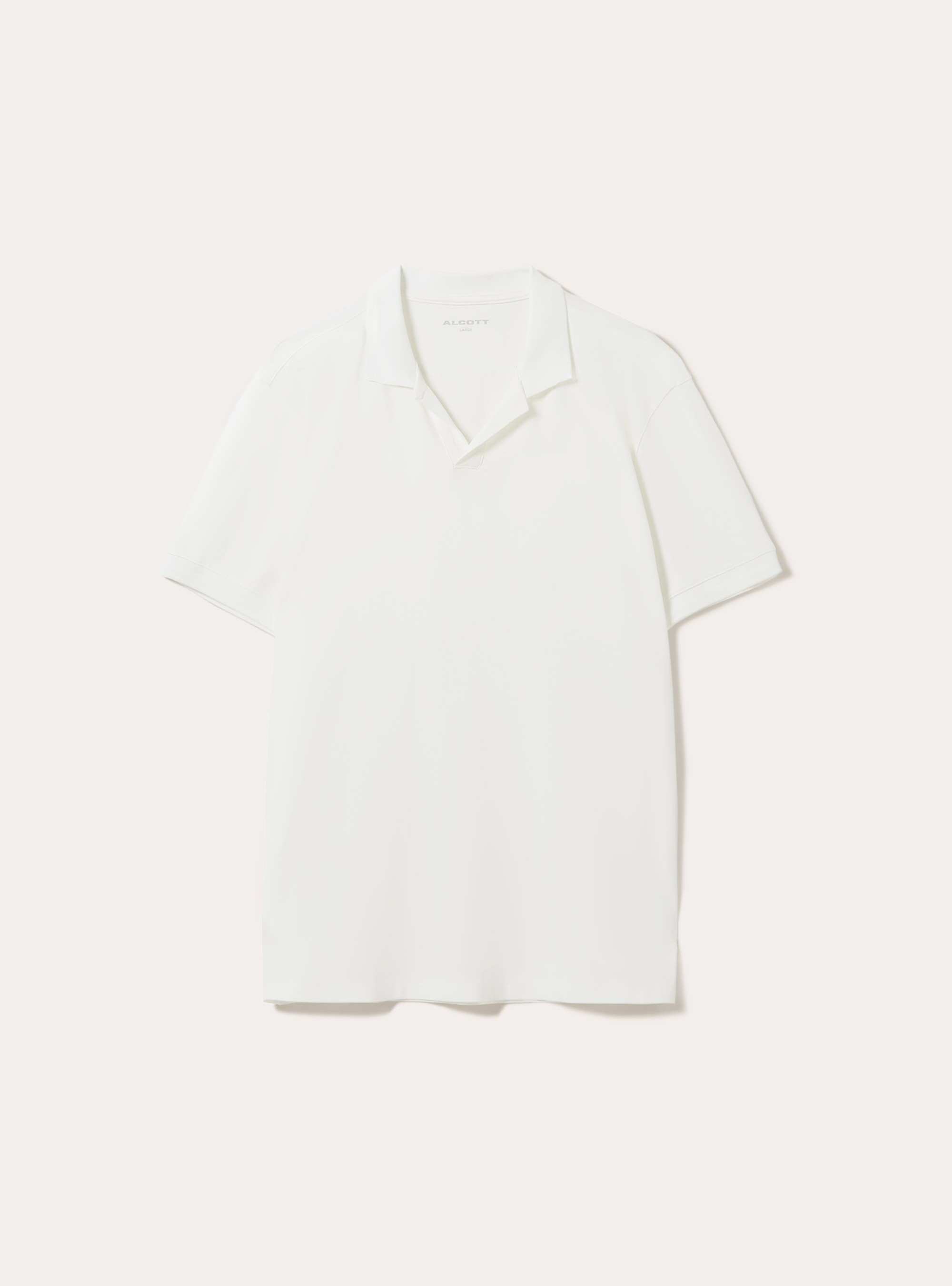 Polo AIRes en piqu&eacute; el&aacute;stico, WH1 OFF WHITE