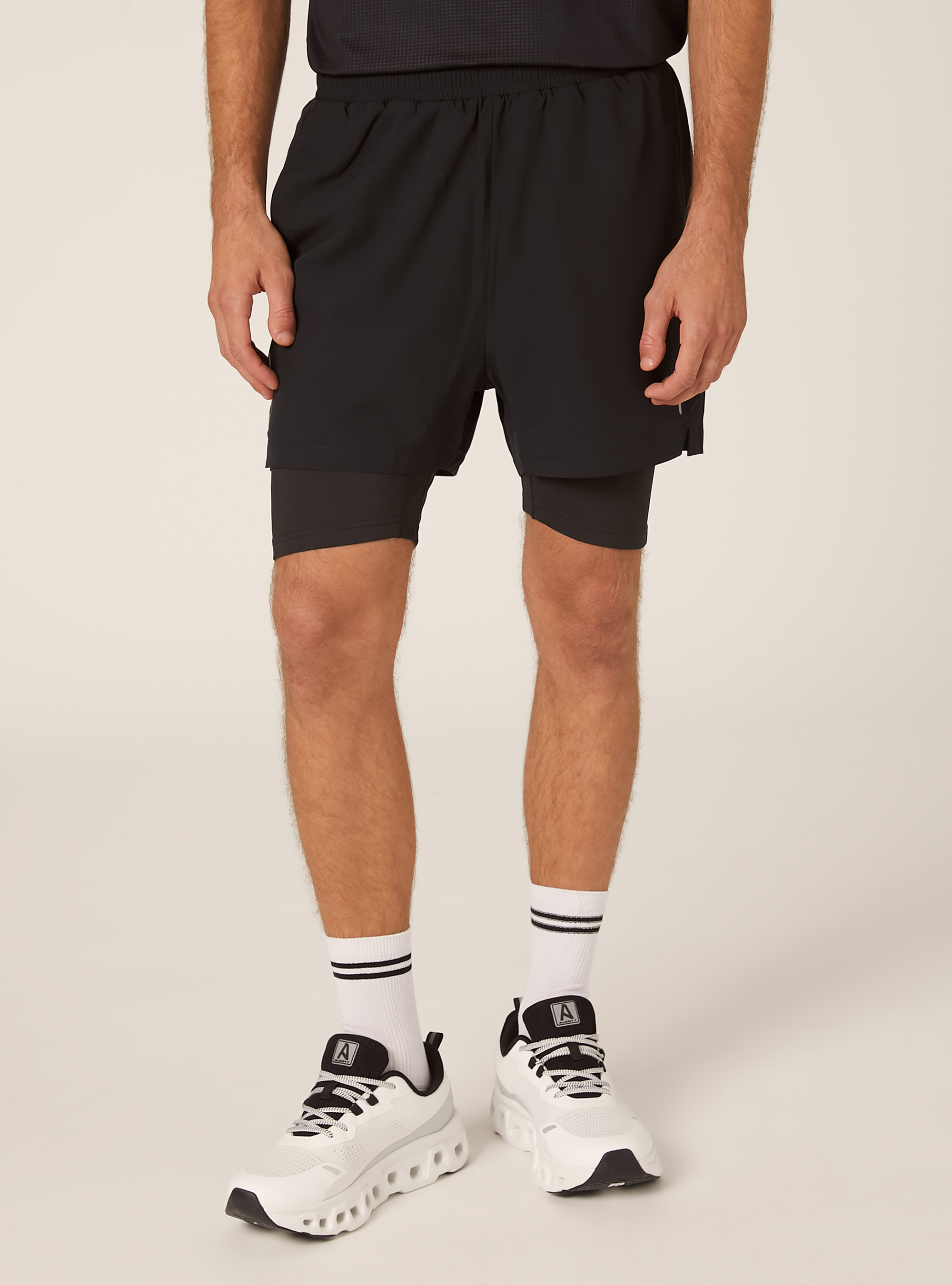 Bermudas con culotte Athletic Capsule, BK1 BLACK