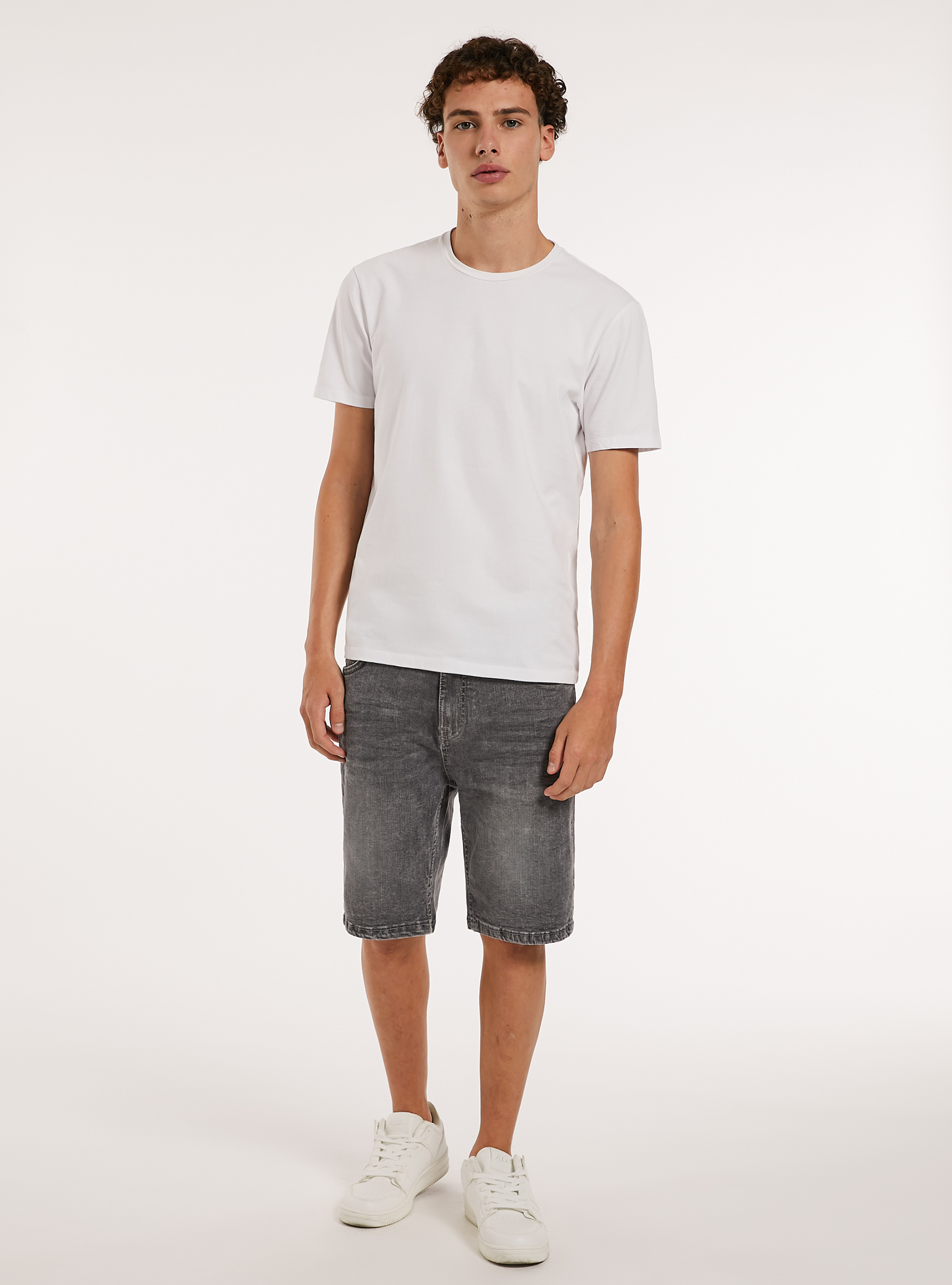 Bermuda carrot in denim stretch, D00G GREY