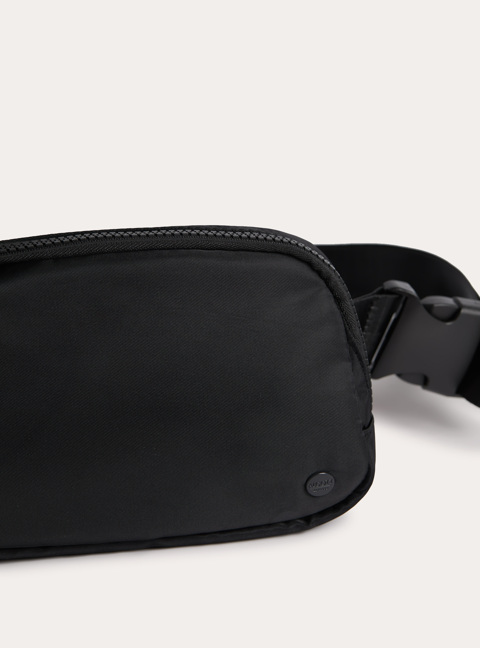 Sac de taille basique uni, BK1 BLACK