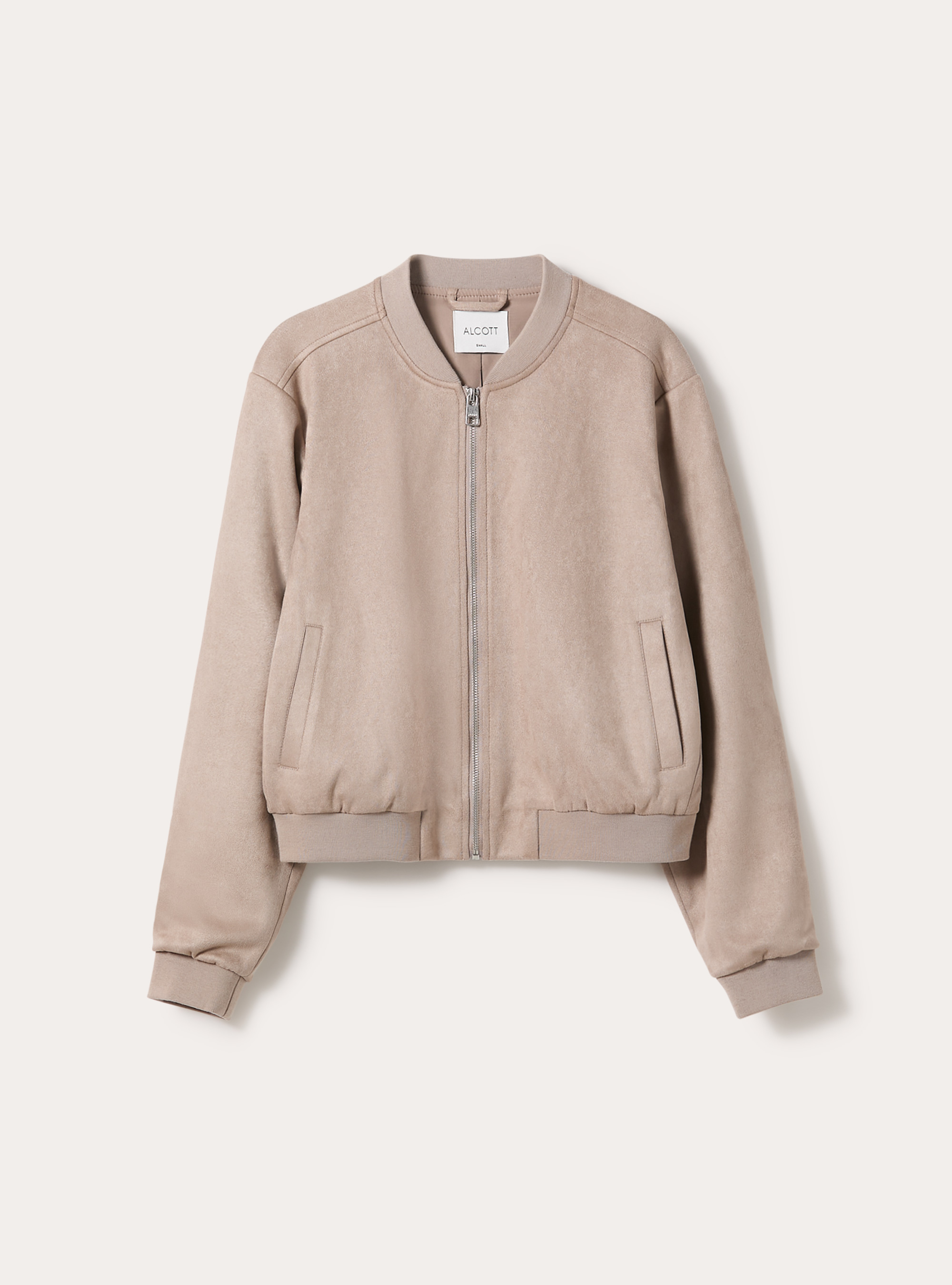 Chaqueta bomber de ante, BR3 BROWN LIGHT