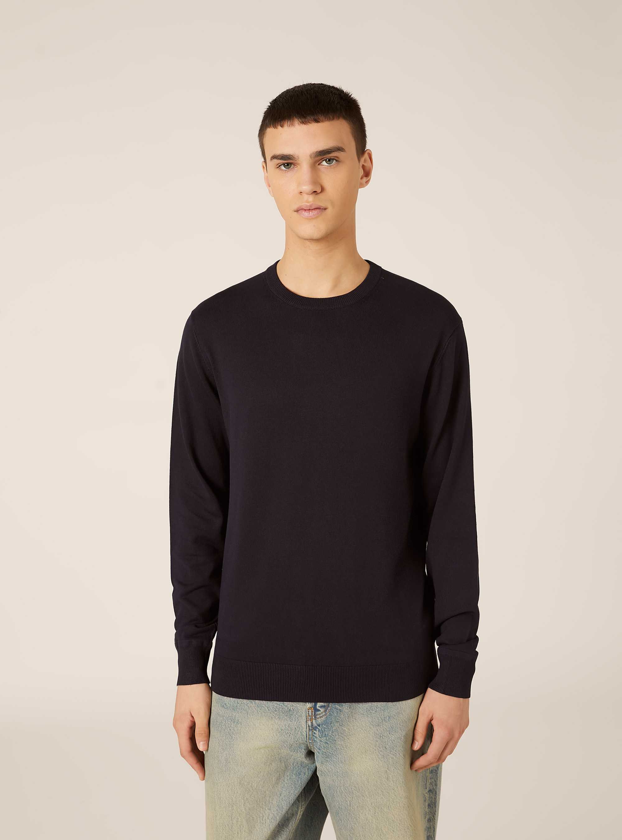 Pullover in sustainable Ecovero viscose, NA1 NAVY DARK