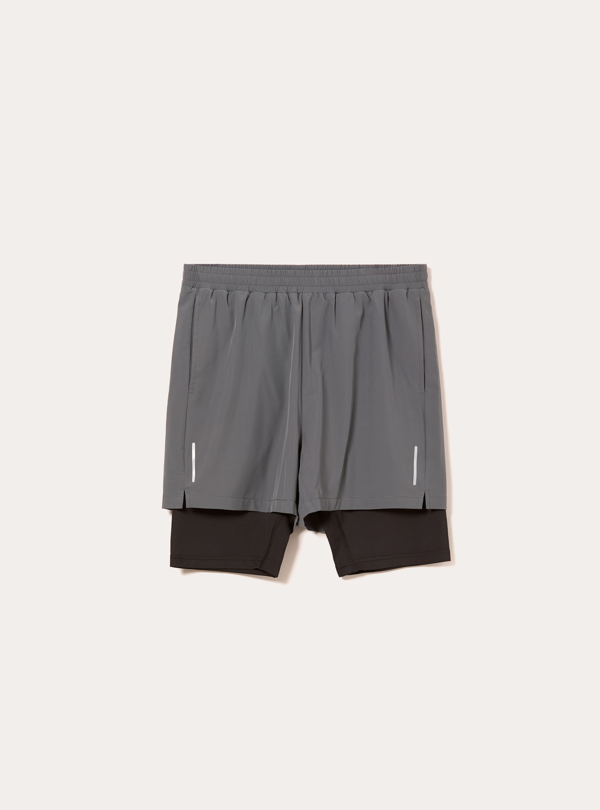 Bermuda con culotte Athletic capsule, GRIGIO SCURO