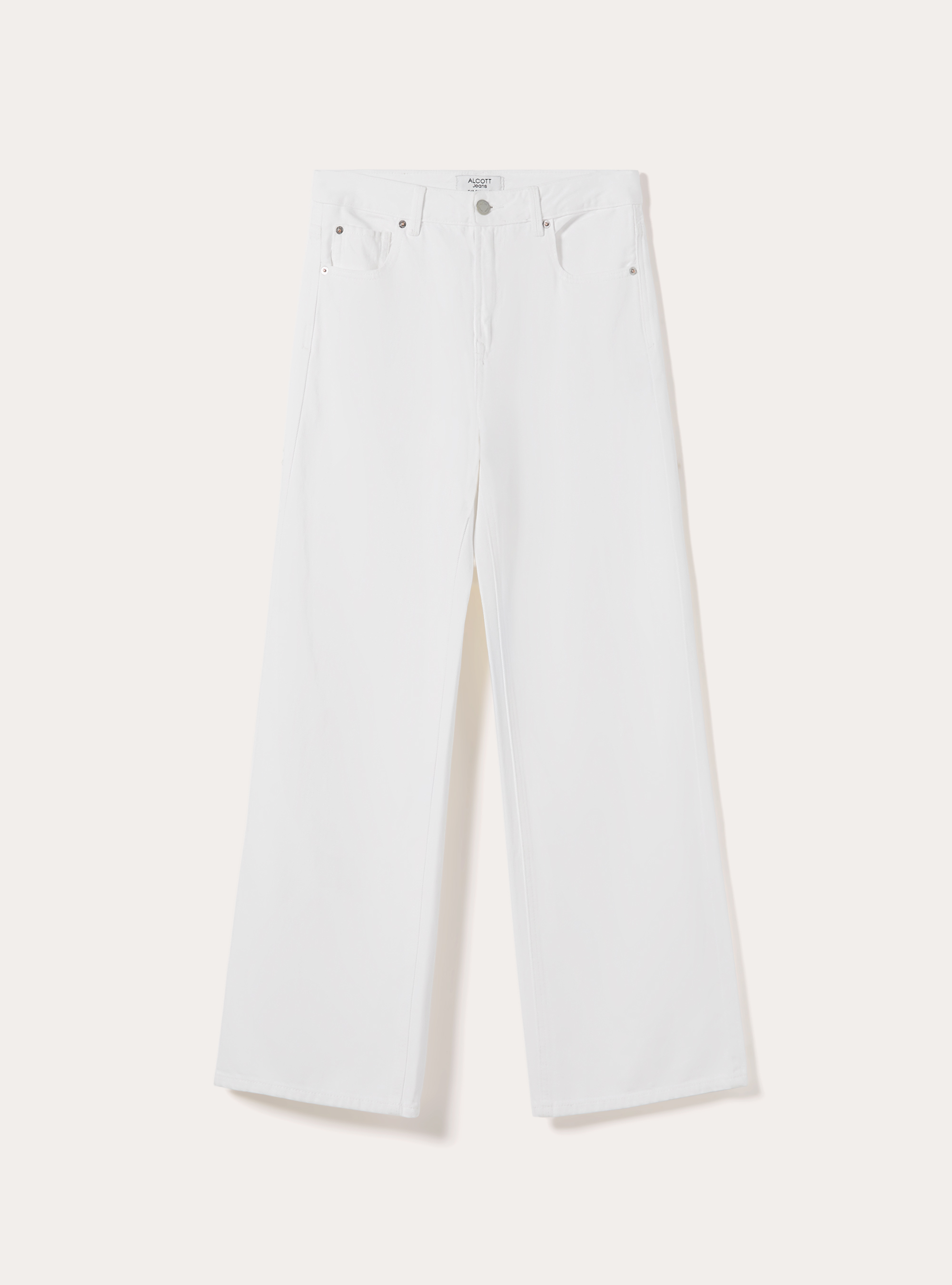 Jeans straight fit, D099 WHITE