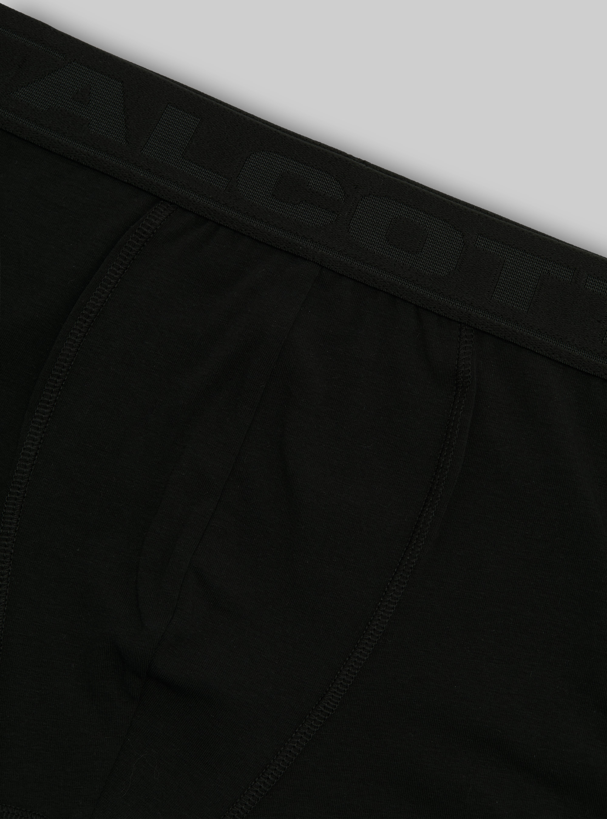 Calecon en coton extensible avec logo, BK1 BLACK