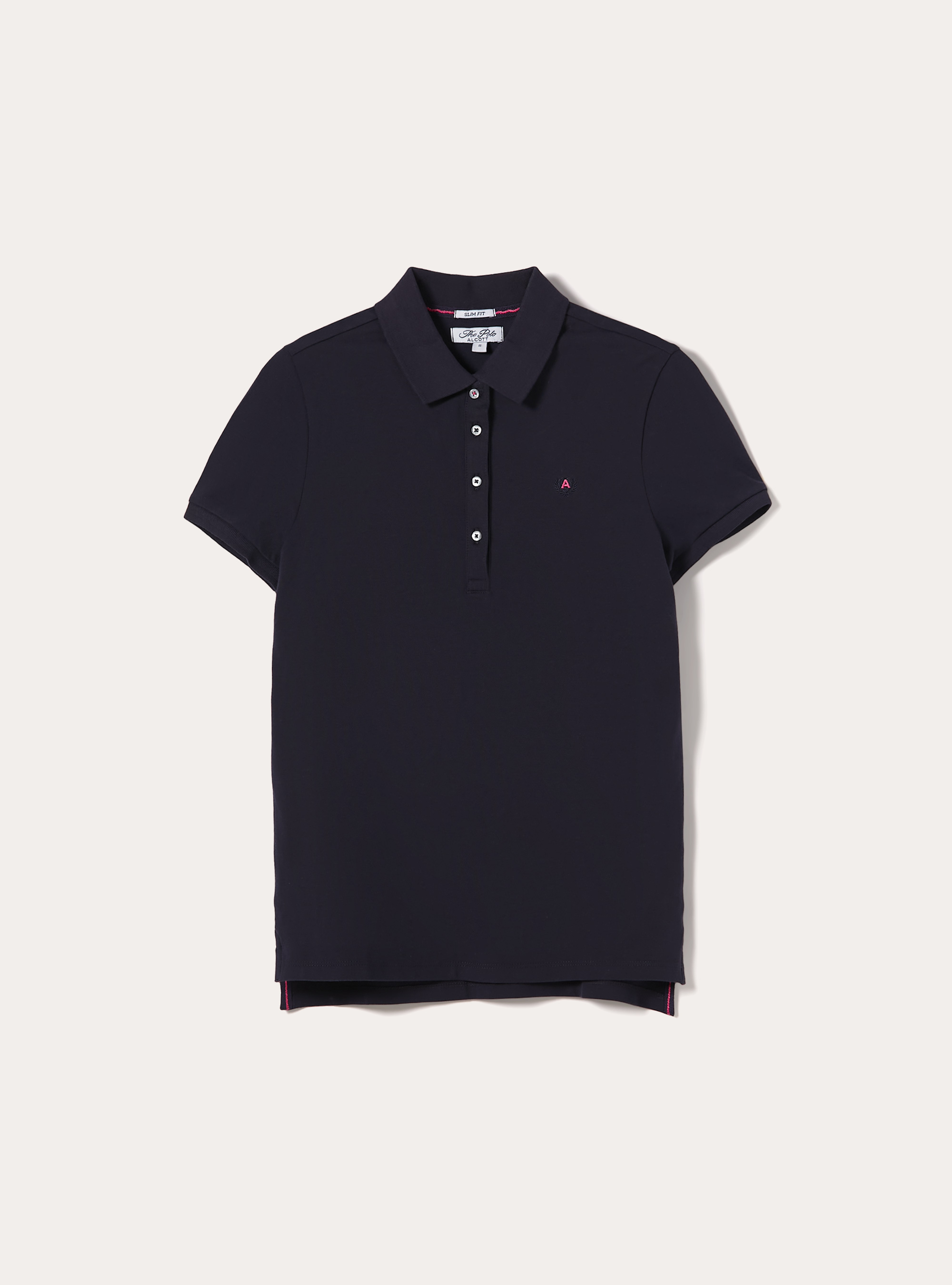 Slim Fit Polo Shirt with Embroidered Logo, BL2 BLUE MEDIUM