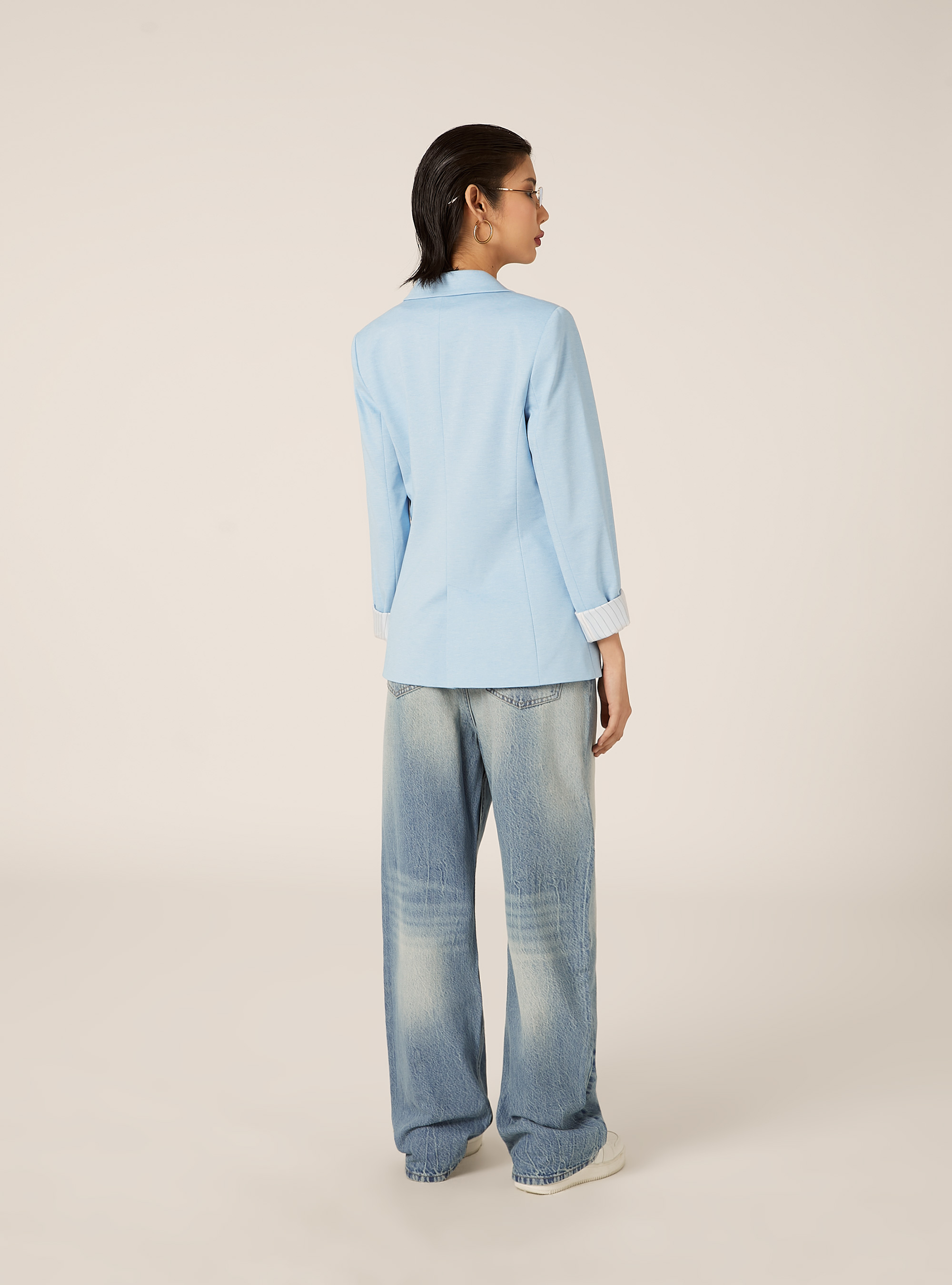 Blazer de jersey, AZ3 AZURE LIGHT