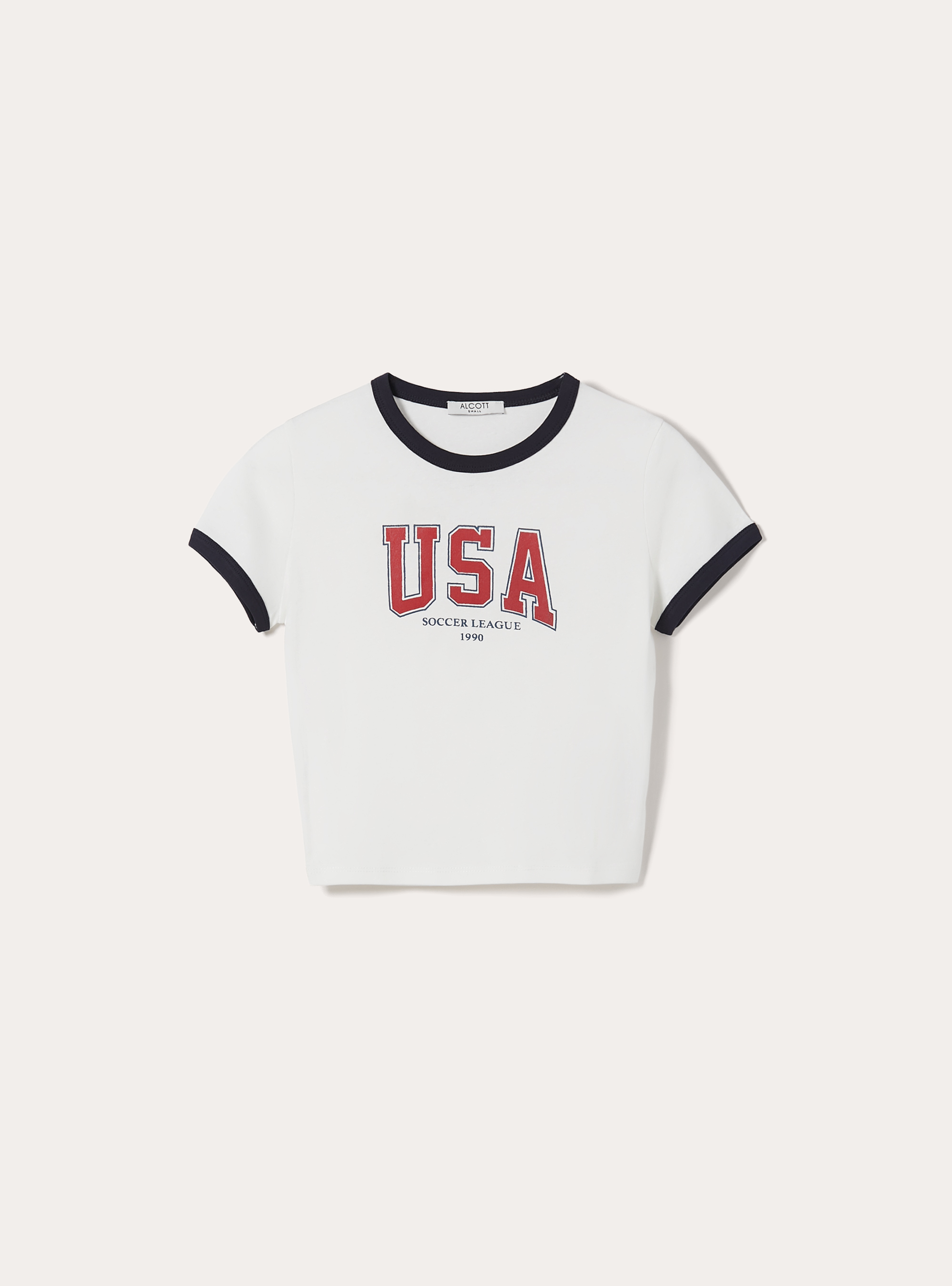 Camiseta Crop Fit, WH2 WHITE